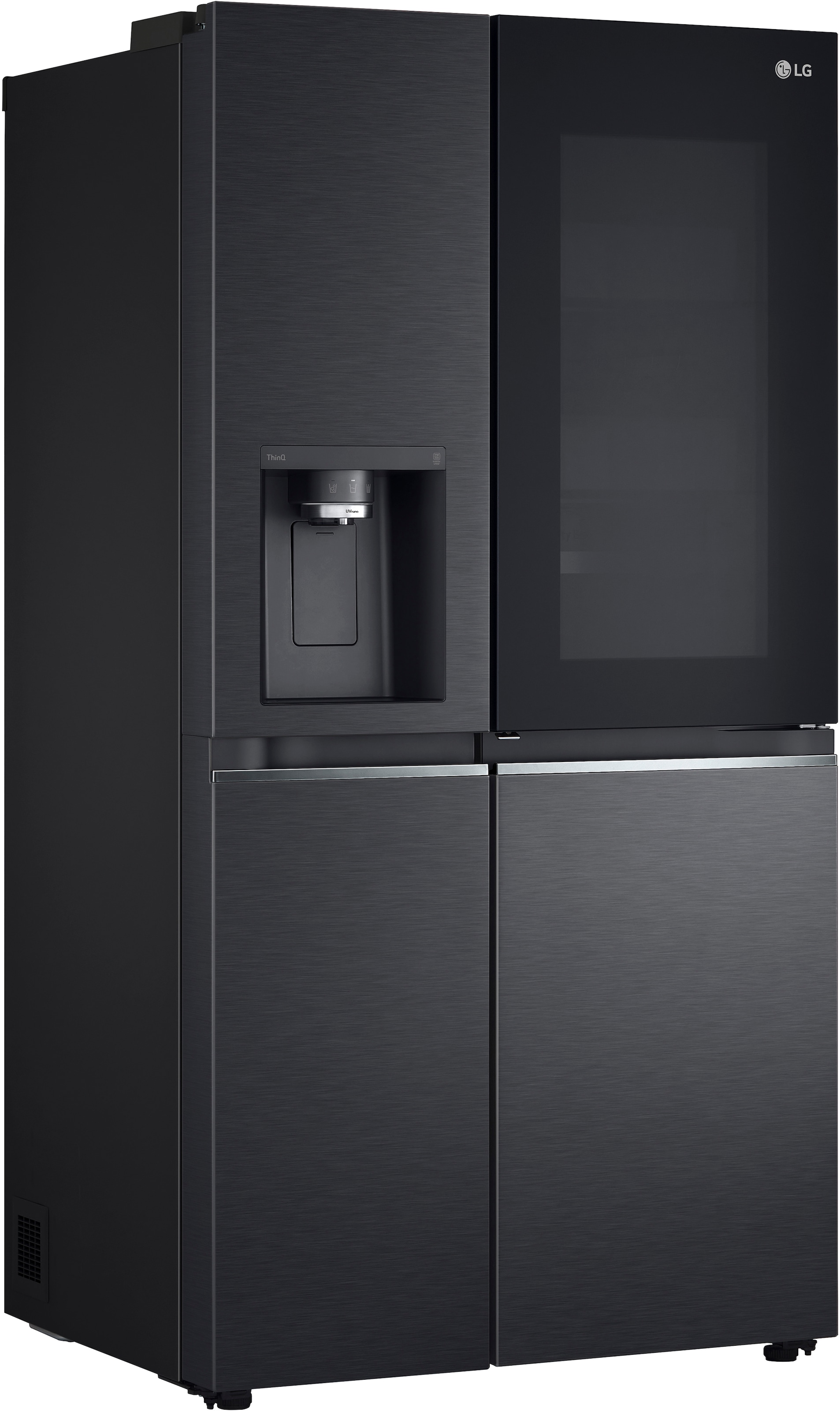 LG Side-by-Side "GSXV90MCDE" 179 cm hoch 91,3 cm breit Craft Ice Bereiter, InstaView™