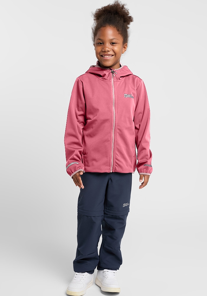 Jack Wolfskin Outdoorjacke »FELDBERG HOODED JKT K« mit Kapuze