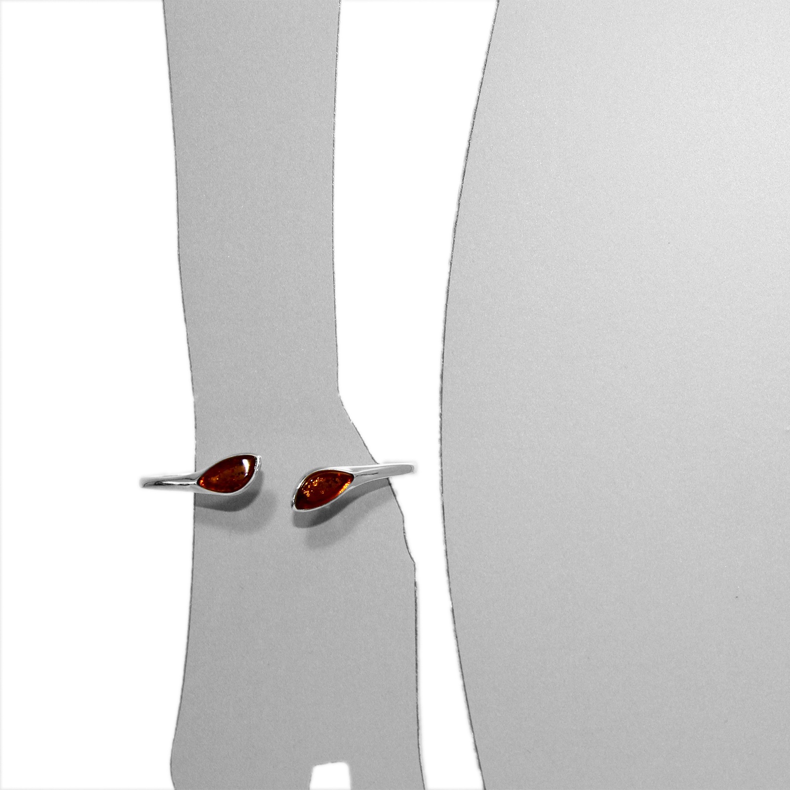 OSTSEE-SCHMUCK Armspange »- Wendy - Silber 925/000 - Bernstein«
