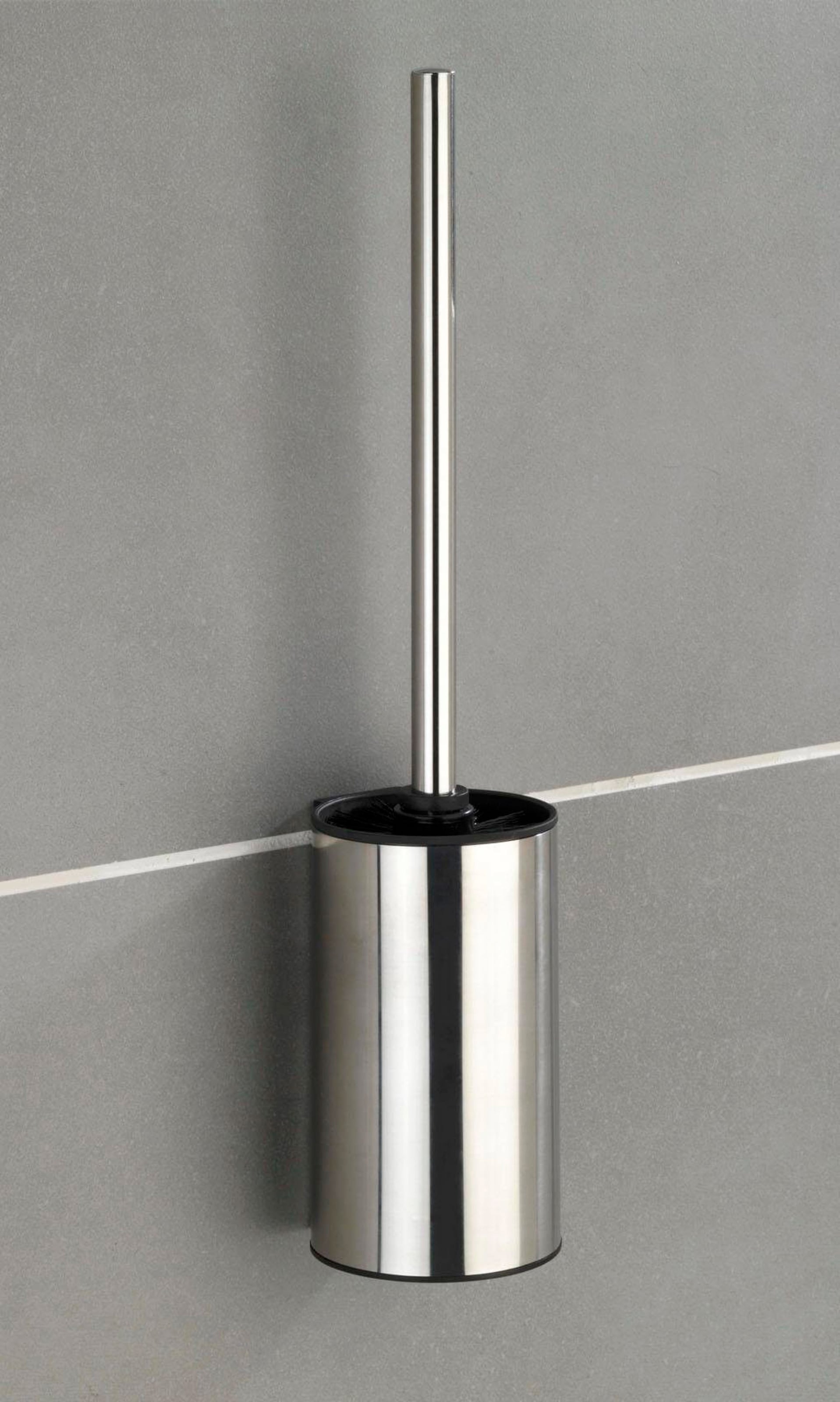 WENKO WC-Garnitur »Detroit« aus Edelstahl Turbo-Loc®, Edelstahl