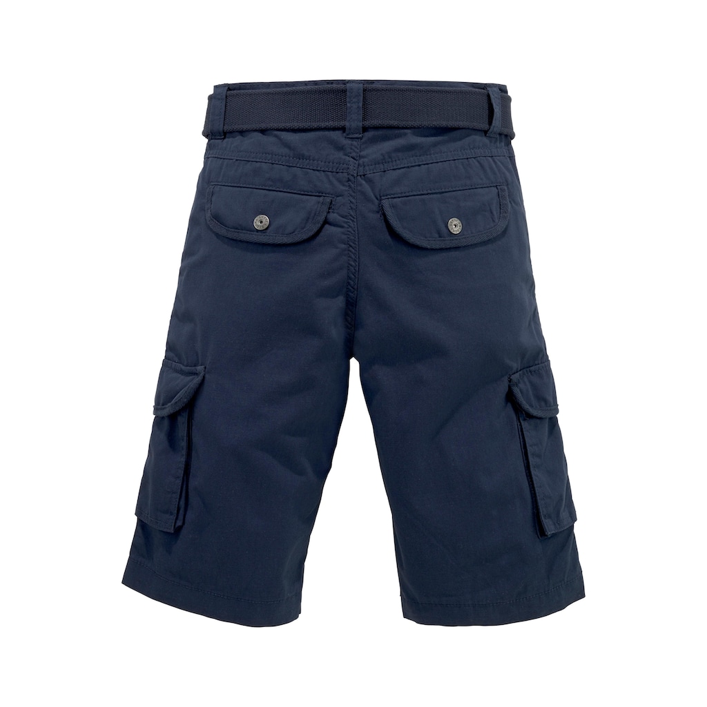 KIDSWORLD Bermudas »Bermuda+Gürtel«, (Set, 2 tlg.), mit Textilgürtel