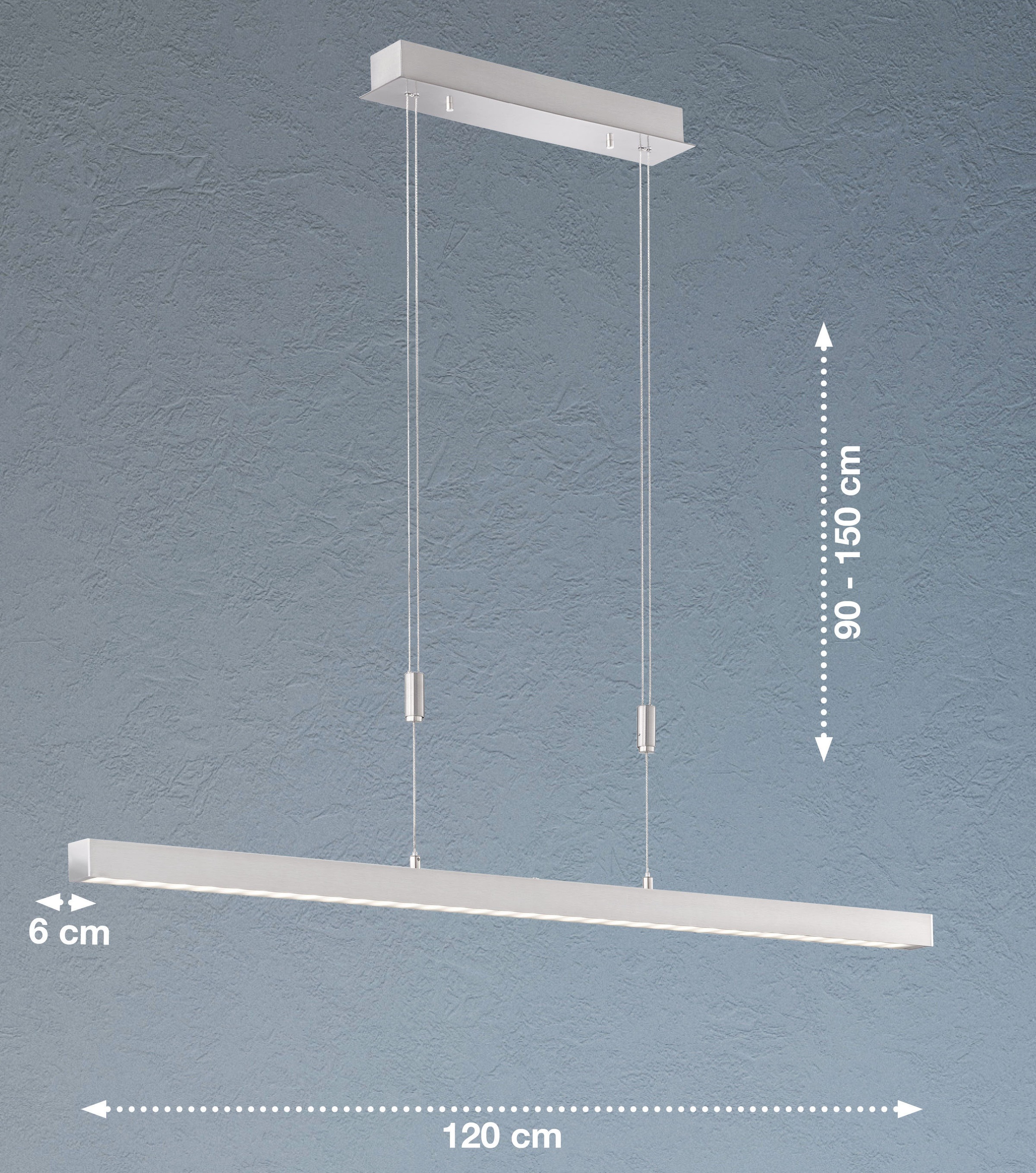 FISCHER & HONSEL LED Pendelleuchte »Vito«, 1 flammig, Leuchtmittel LED-Modul | LED fest integriert