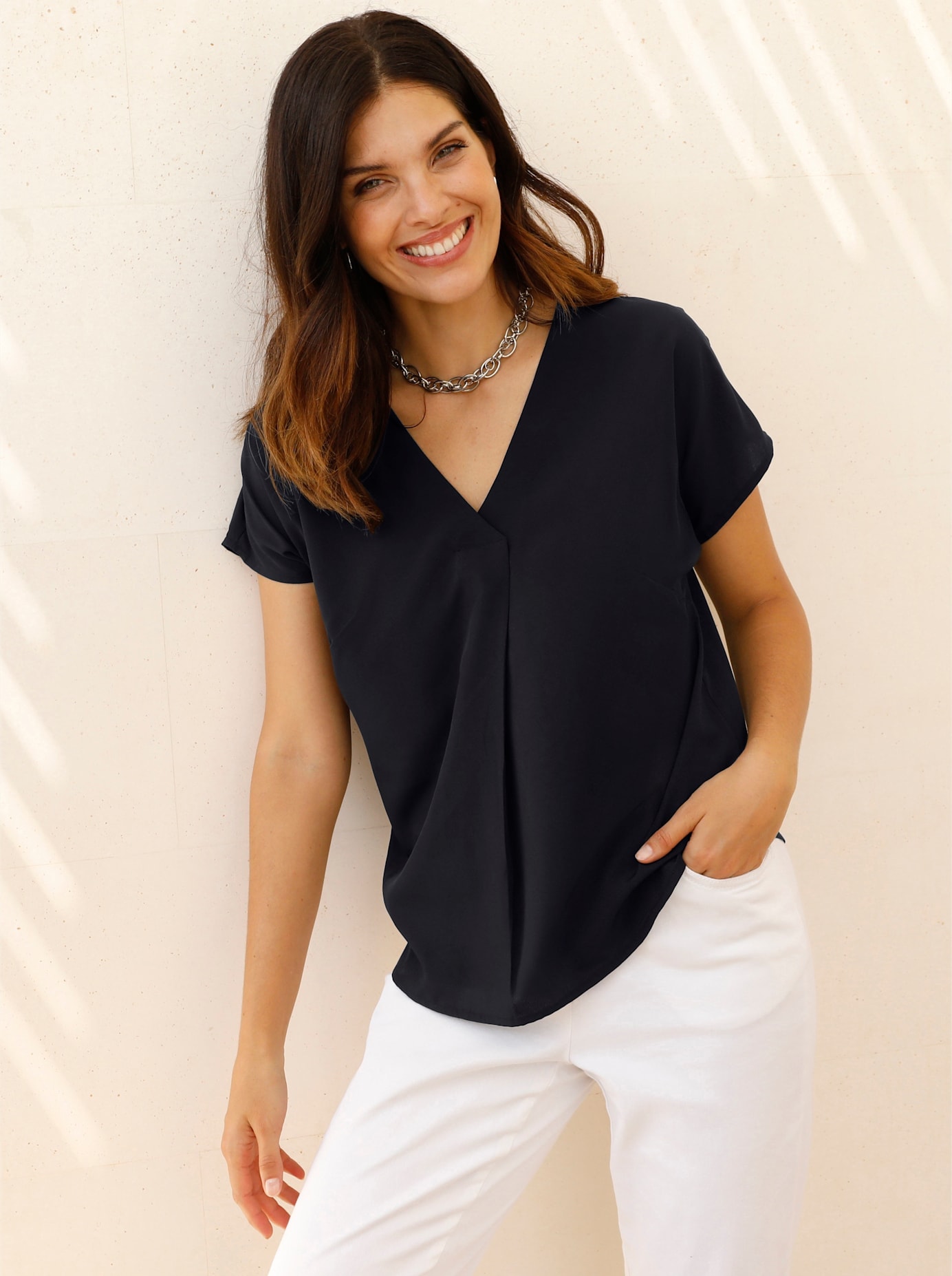 Classic Basics Schlupfbluse