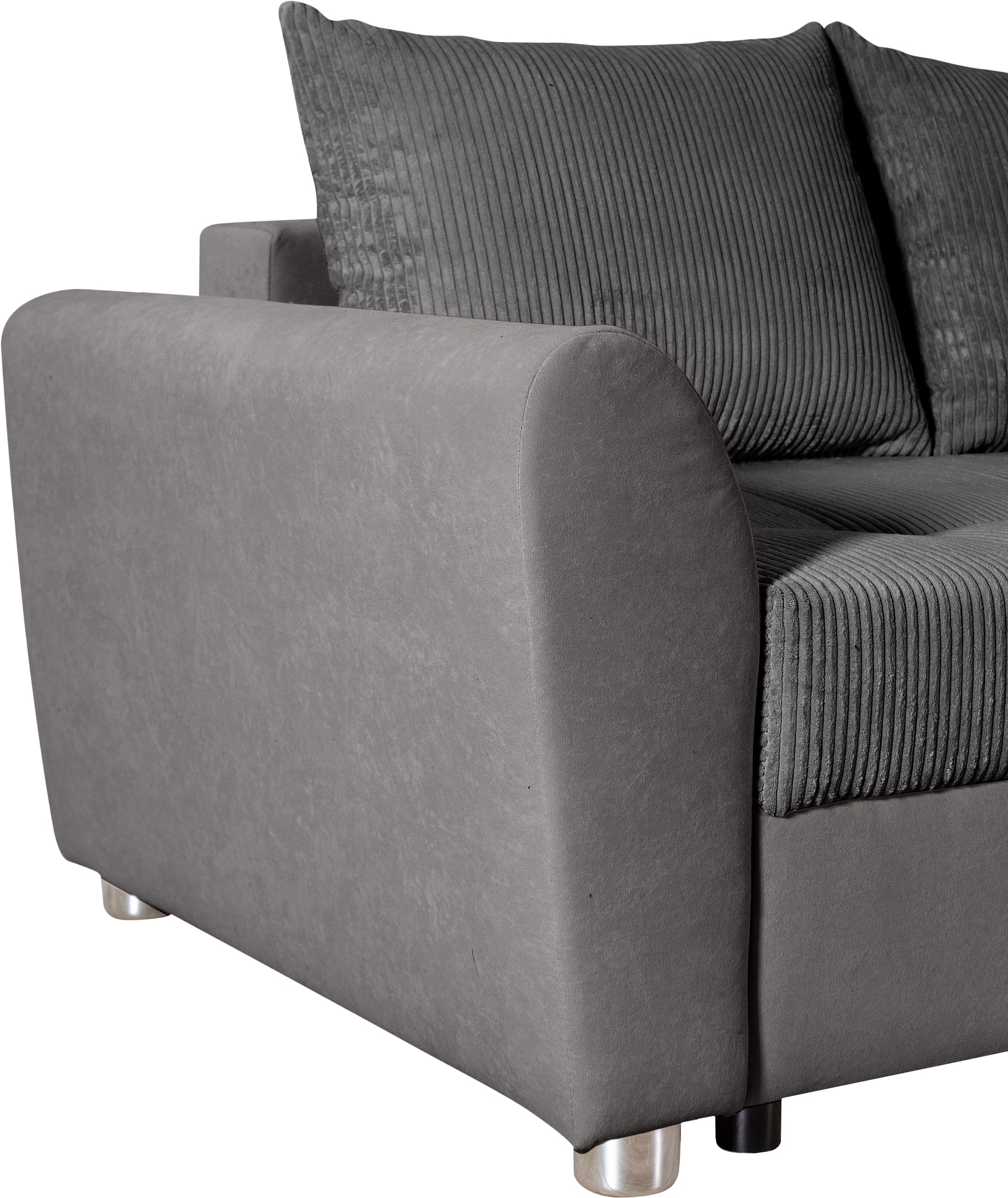 COLLECTION AB Ecksofa »Jana L-Form«, inkl. Bettfunktion,Bettkasten und Bonnelfederkern