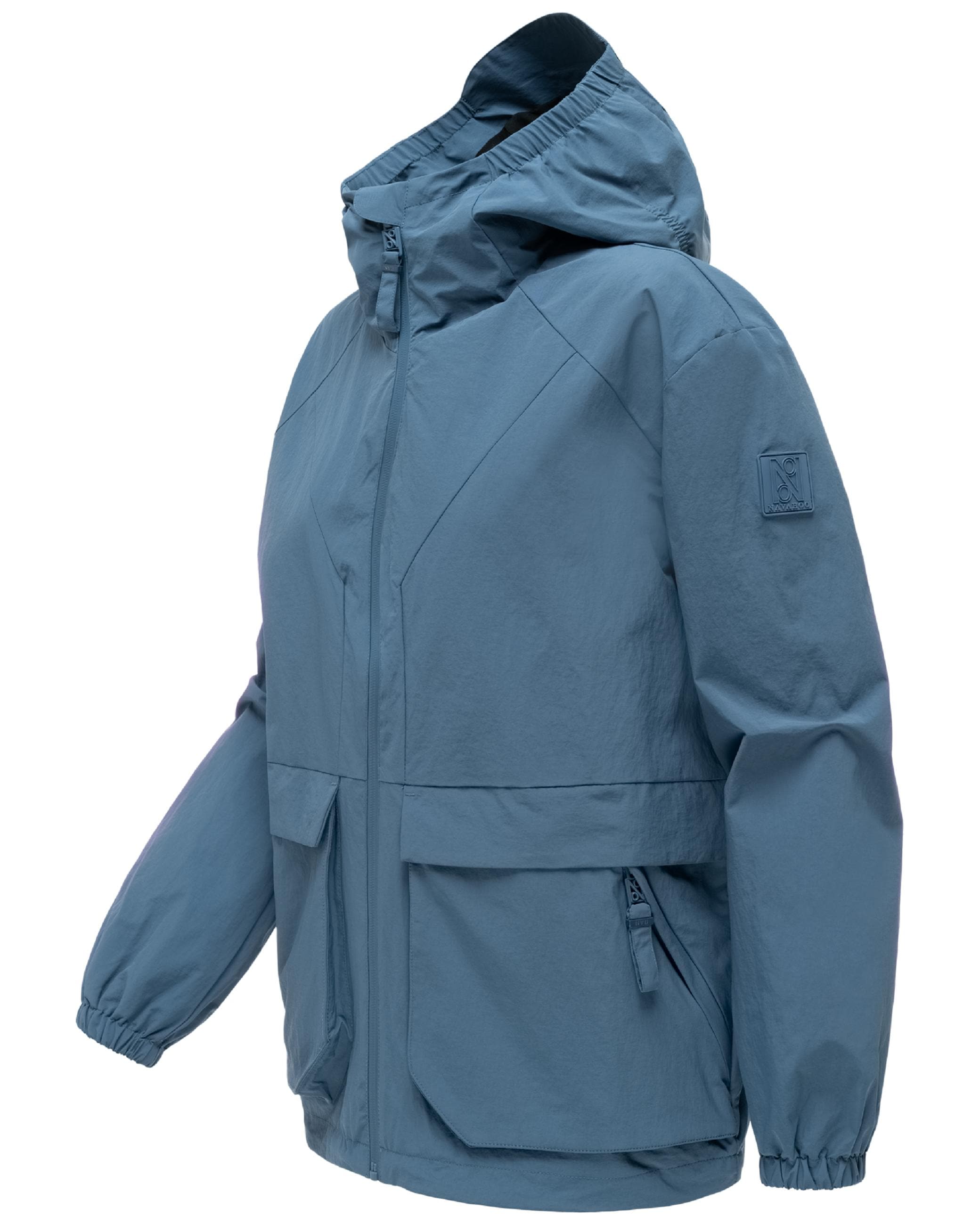 Navahoo Outdoorjacke »Outdoorjacke Donnerwetter 14« mit Kapuze Übergangsjacke mit doppelten Außentaschen
