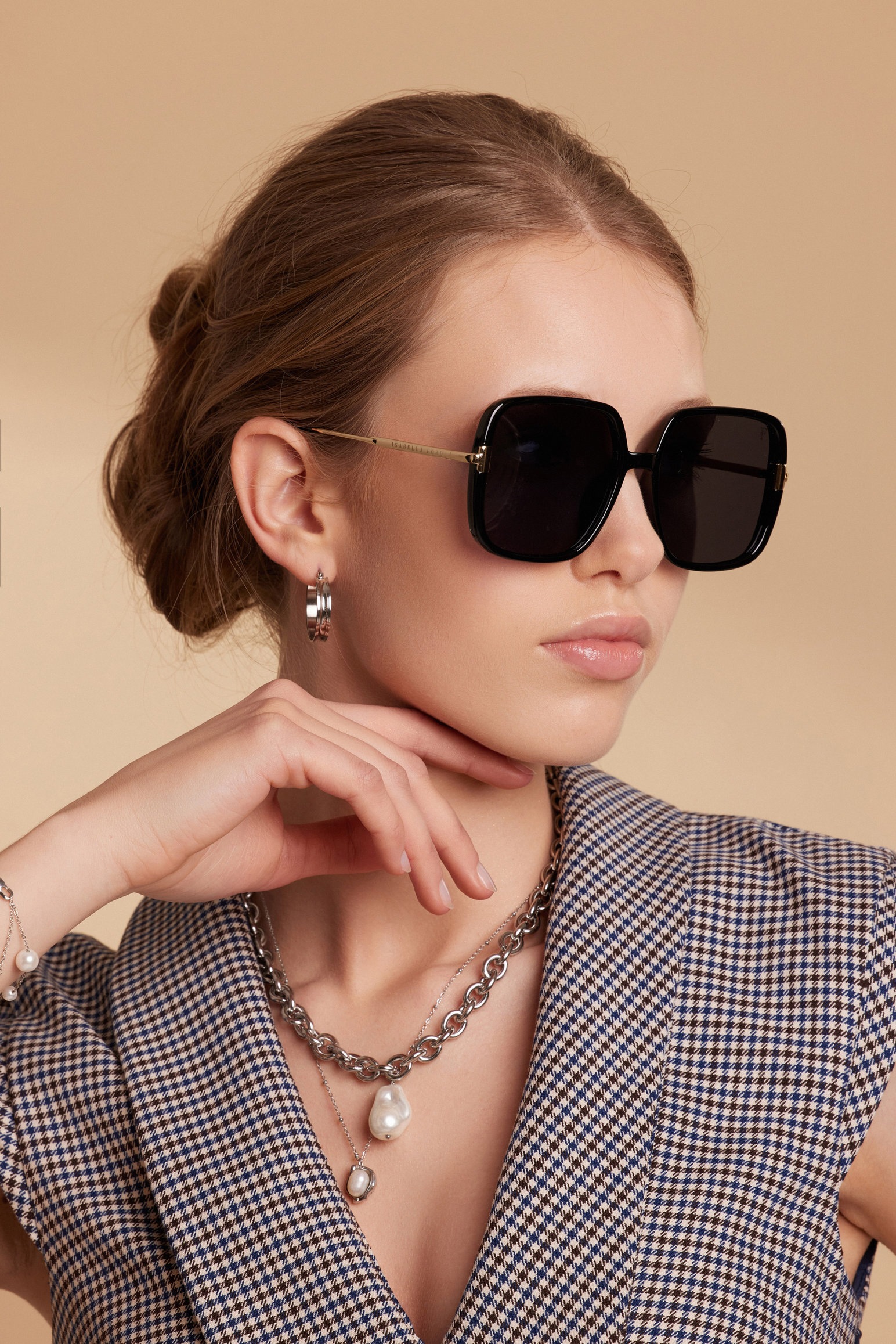 ISABELLA FORD Sonnenbrille »FA03-01« Glas 0,74 mm, polarisierte Gläser, UV400, CAT3.0