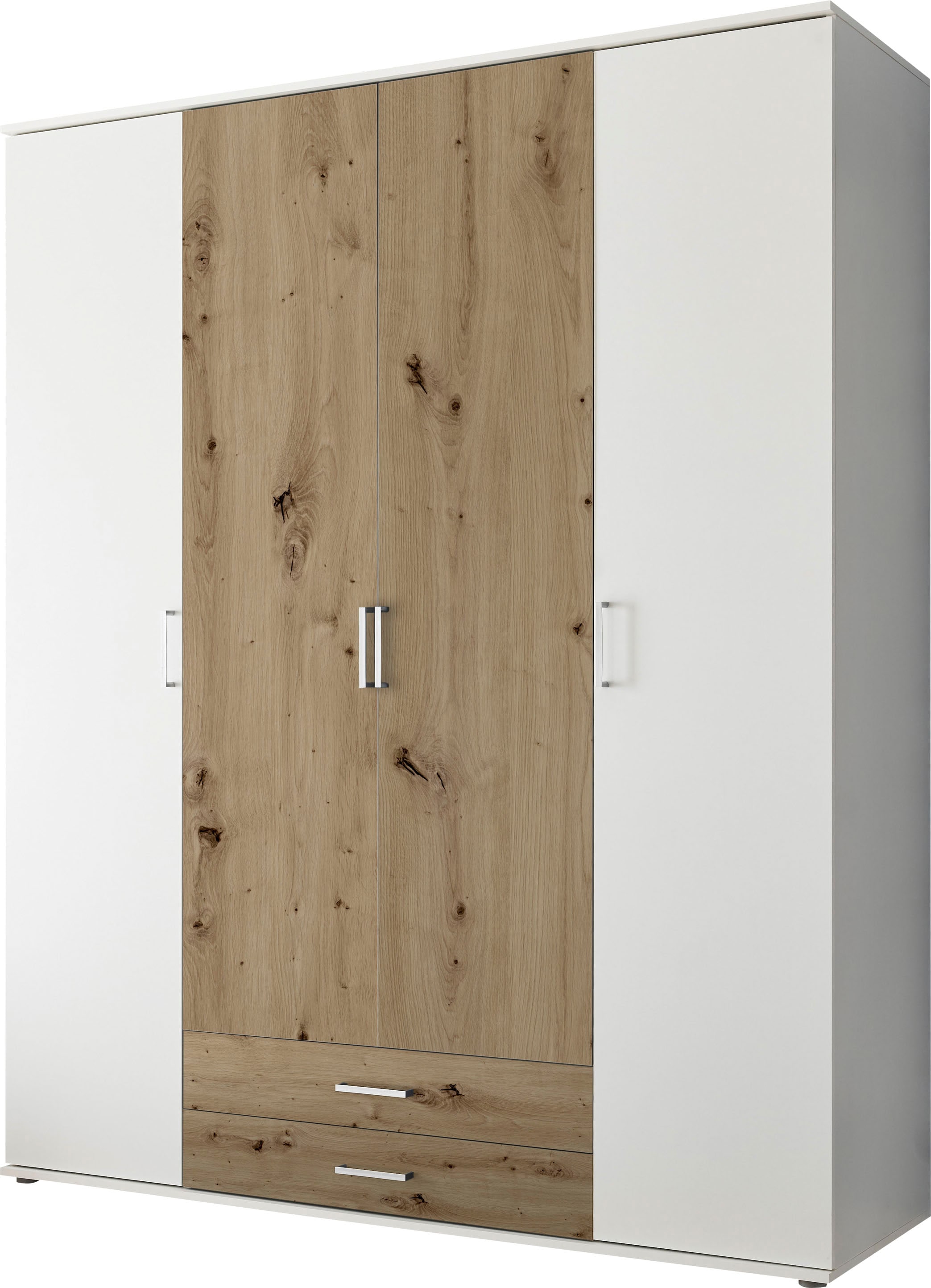 Schlafkontor Kleiderschrank »Marburg Bestseller Schrank Garderobe mit Schubladen«, Schlafzimmerschrank in Top Qualität, in 2 Breiten