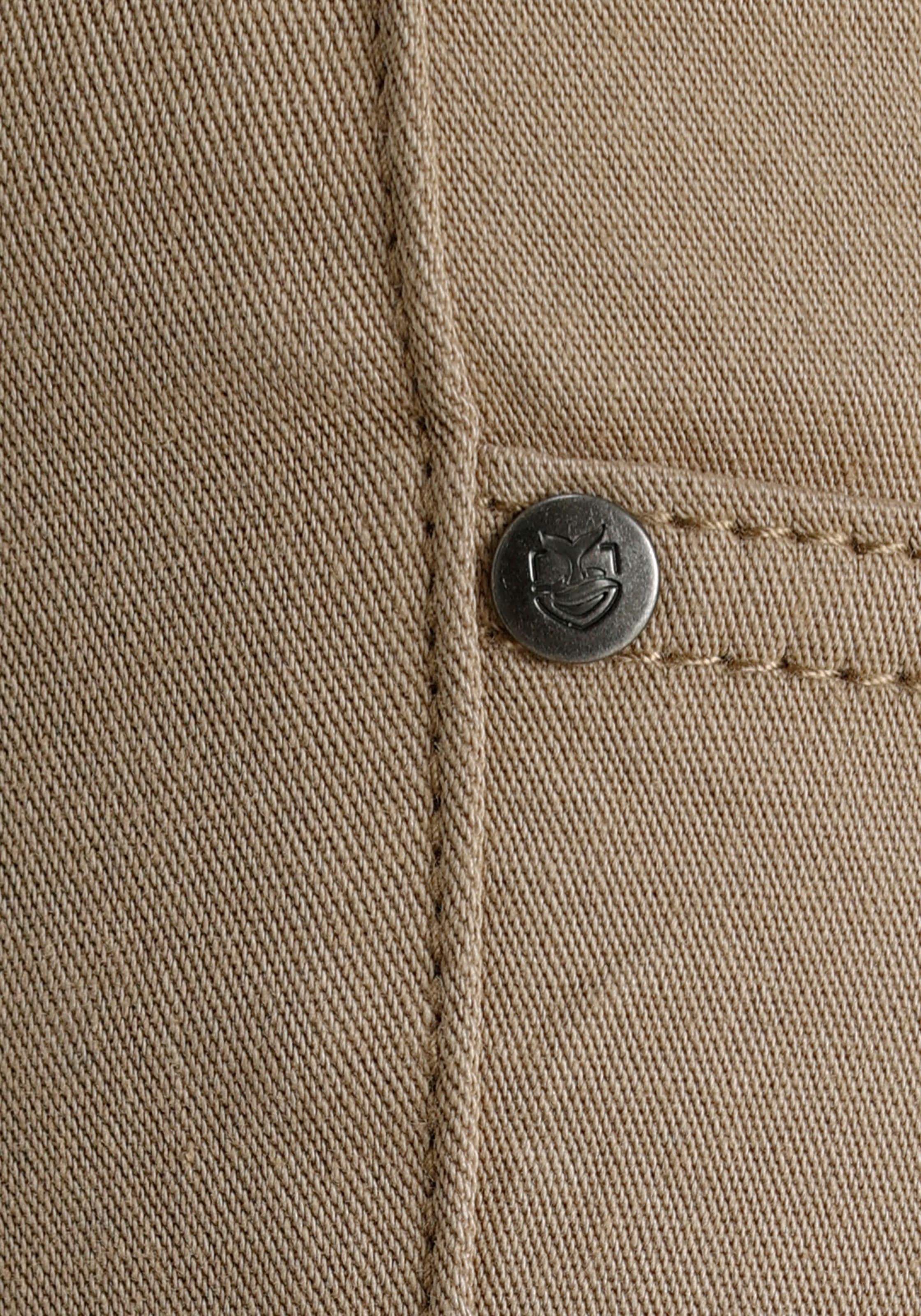 DELMAO Slim-fit-Jeans, (Set, 2 tlg., mit Gürtel), mit modischem Flechtgürtel