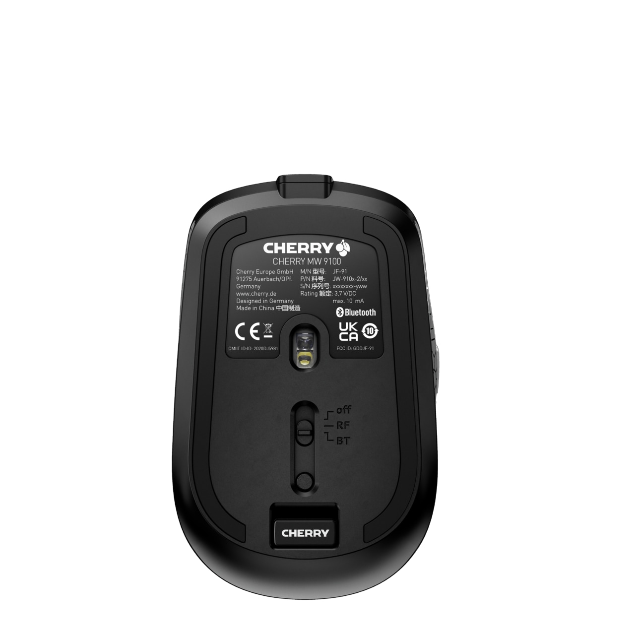 Cherry Maus »MW 9100«, Bluetooth, Inklusive Transportbeutel
