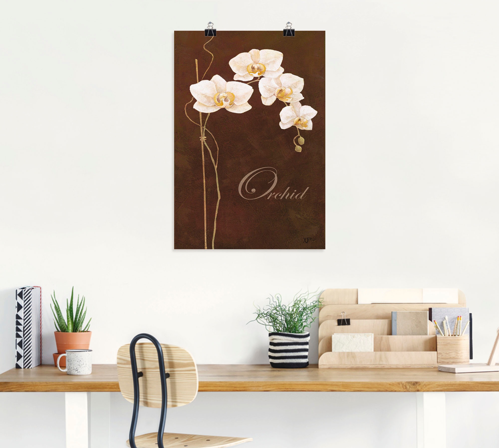 Artland Wandbild »Zarte Orchidee«, Blumen, (1 St.), als Leinwandbild, Poster in verschied. Größen