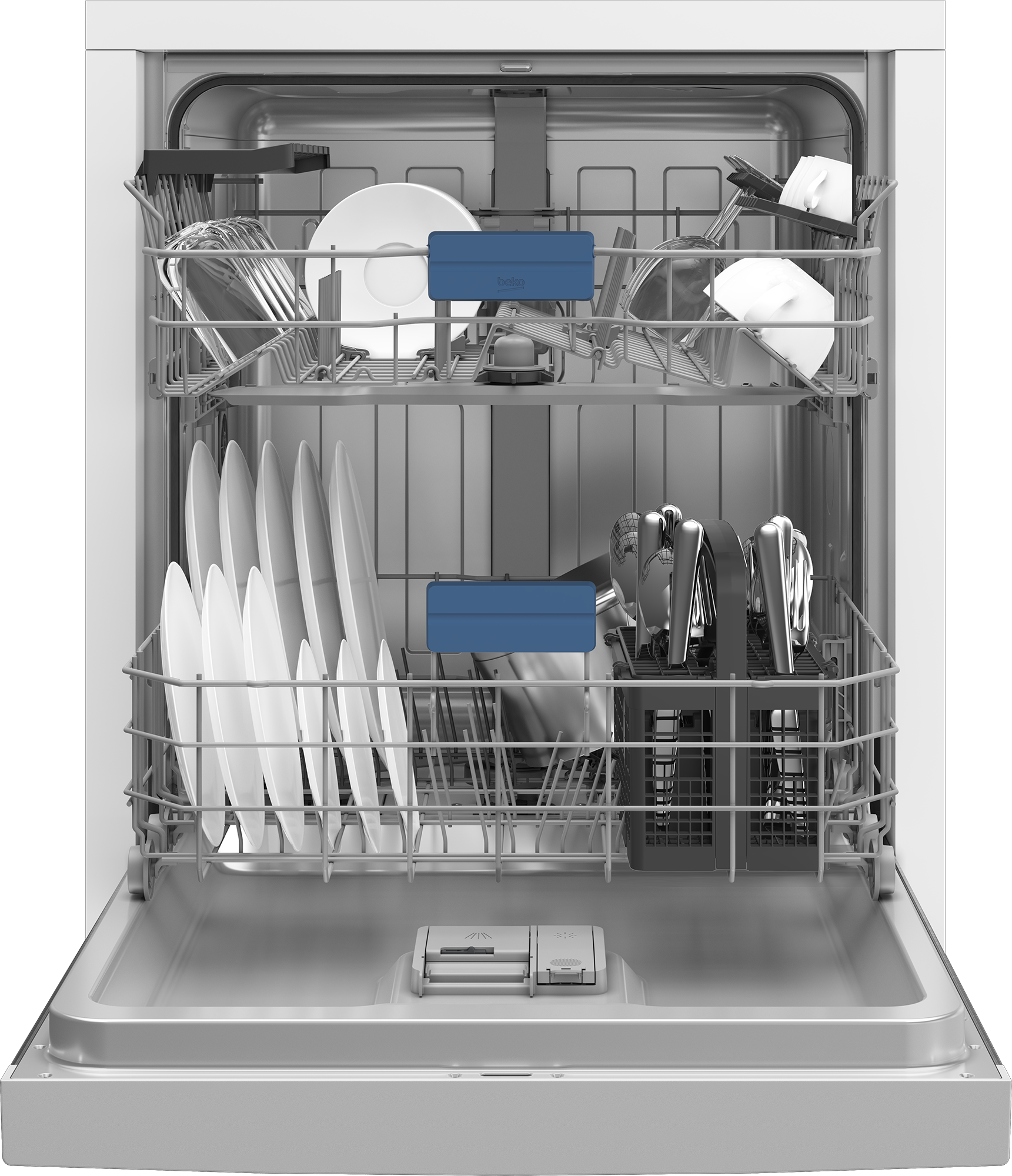 BEKO Unterbaugeschirrspüler »BDUN36451X« 9,5 l 14 tlg. Maßgedecke