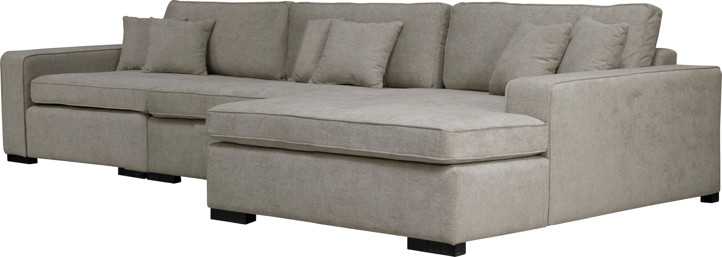 Guido Maria Kretschmer Home&Living Ottomane »Skara L-Form«, Lounge-Sofa mit Federkernpolsterung, in vielen Bezugsvarianten