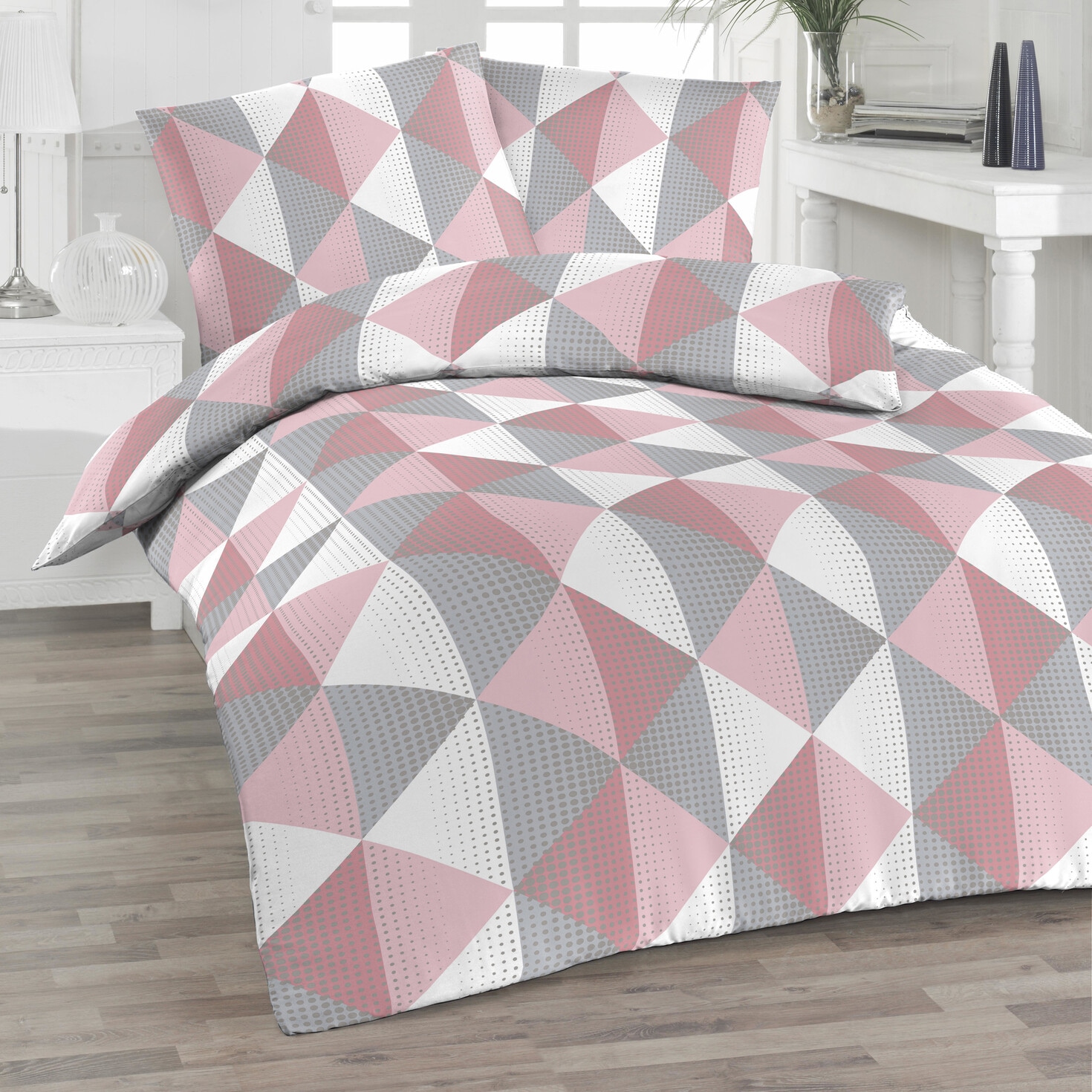 Florella Bettwäsche »Siam« 2 Stk. tlg. aus 100% Baumwolle Renforcé, mit Reißverschluss