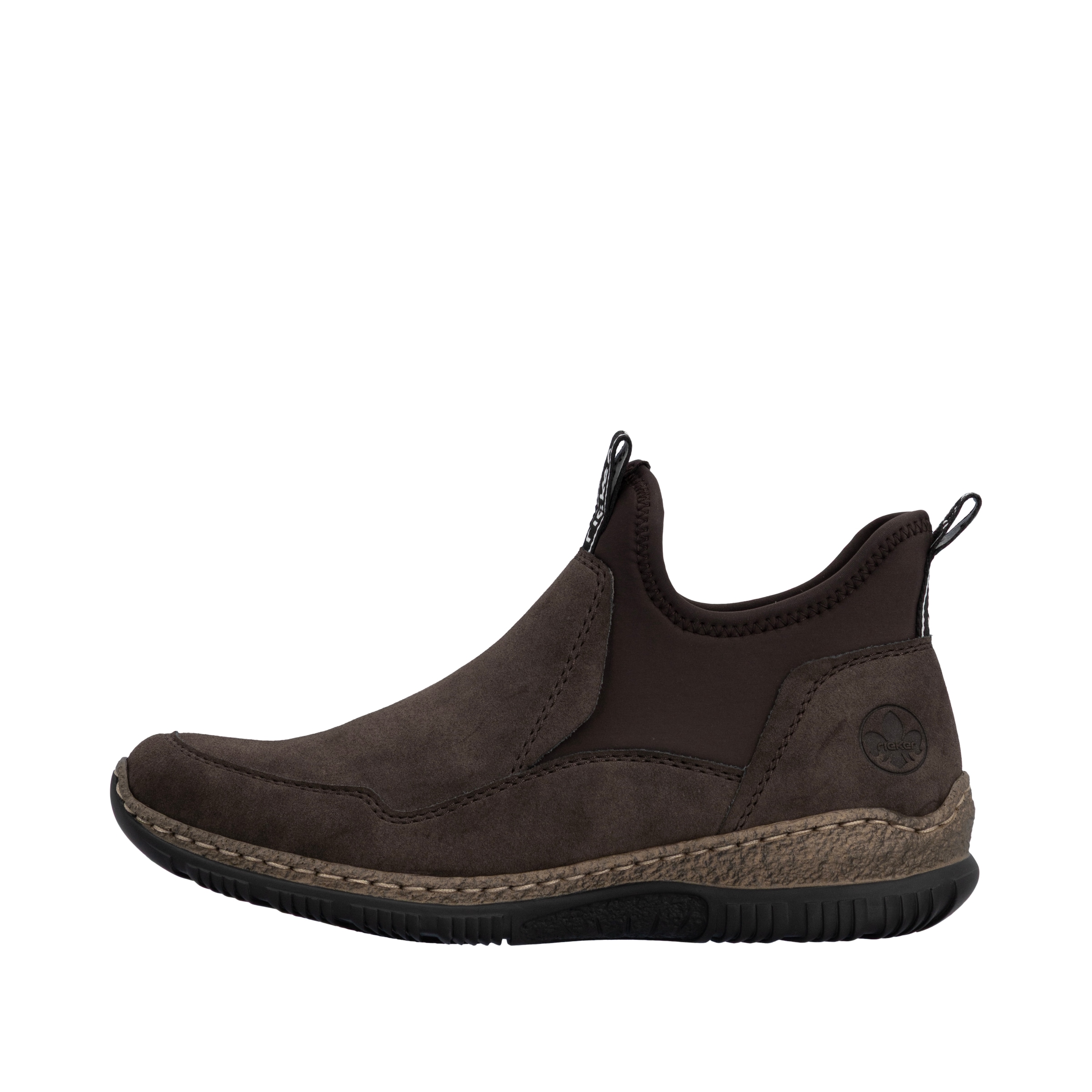 Rieker Schlupfboots  Slipper, Slip-on Sneaker, Stiefelette mit MemoSoft-Innensohle