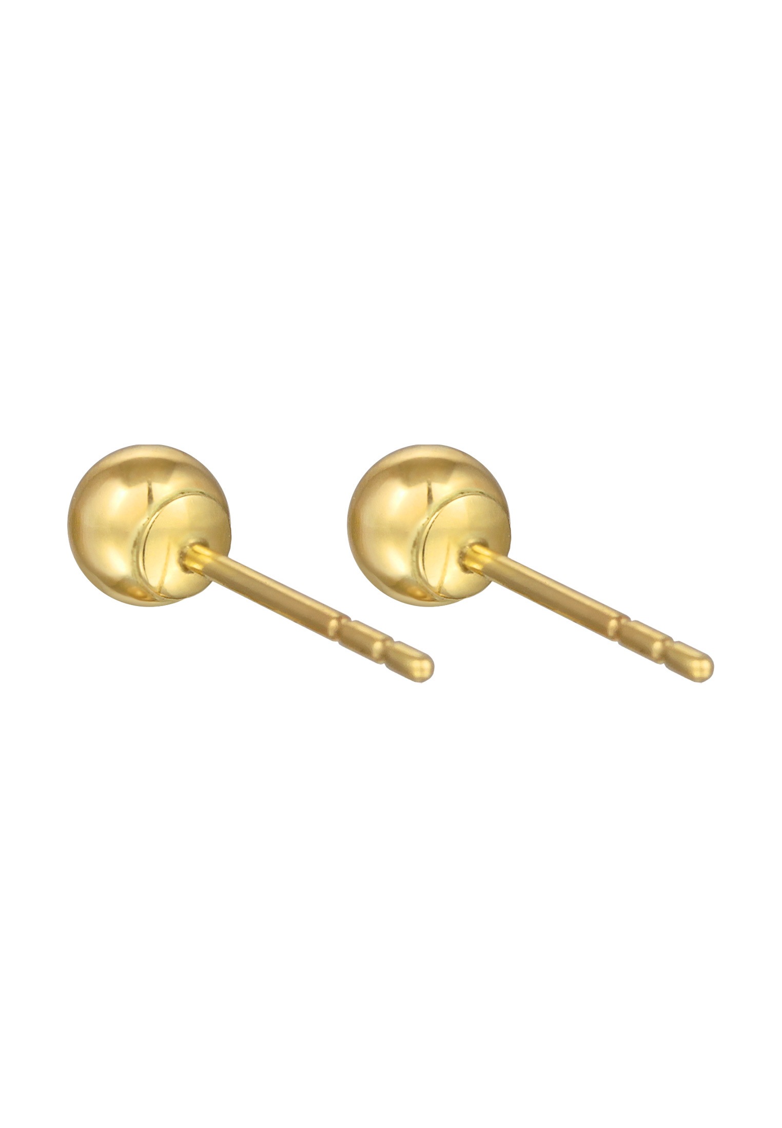 Elli Premium Paar Ohrstecker »Ohrringe Ohrstecker Kugel Ball 375er Gelbgold«
