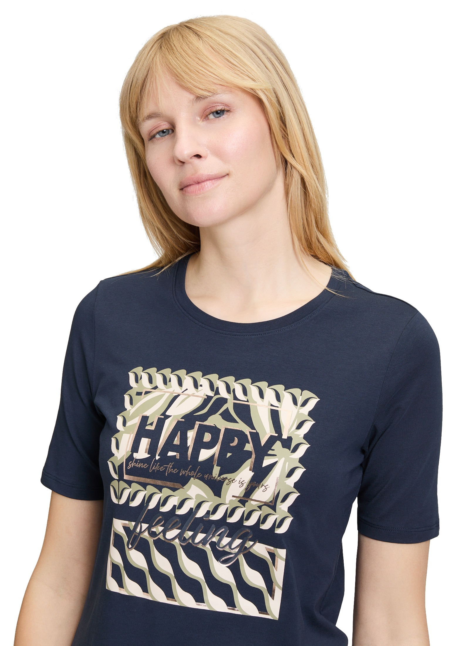 Betty Barclay Langarmshirt »Basic Shirt mit Placement«
