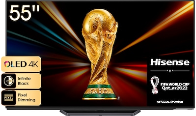 Hisense OLED-Fernseher »55A85H«, 139 cm/55 Zoll, 4K Ultra HD, Smart-TV, 120Hz, HDMI... kaufen