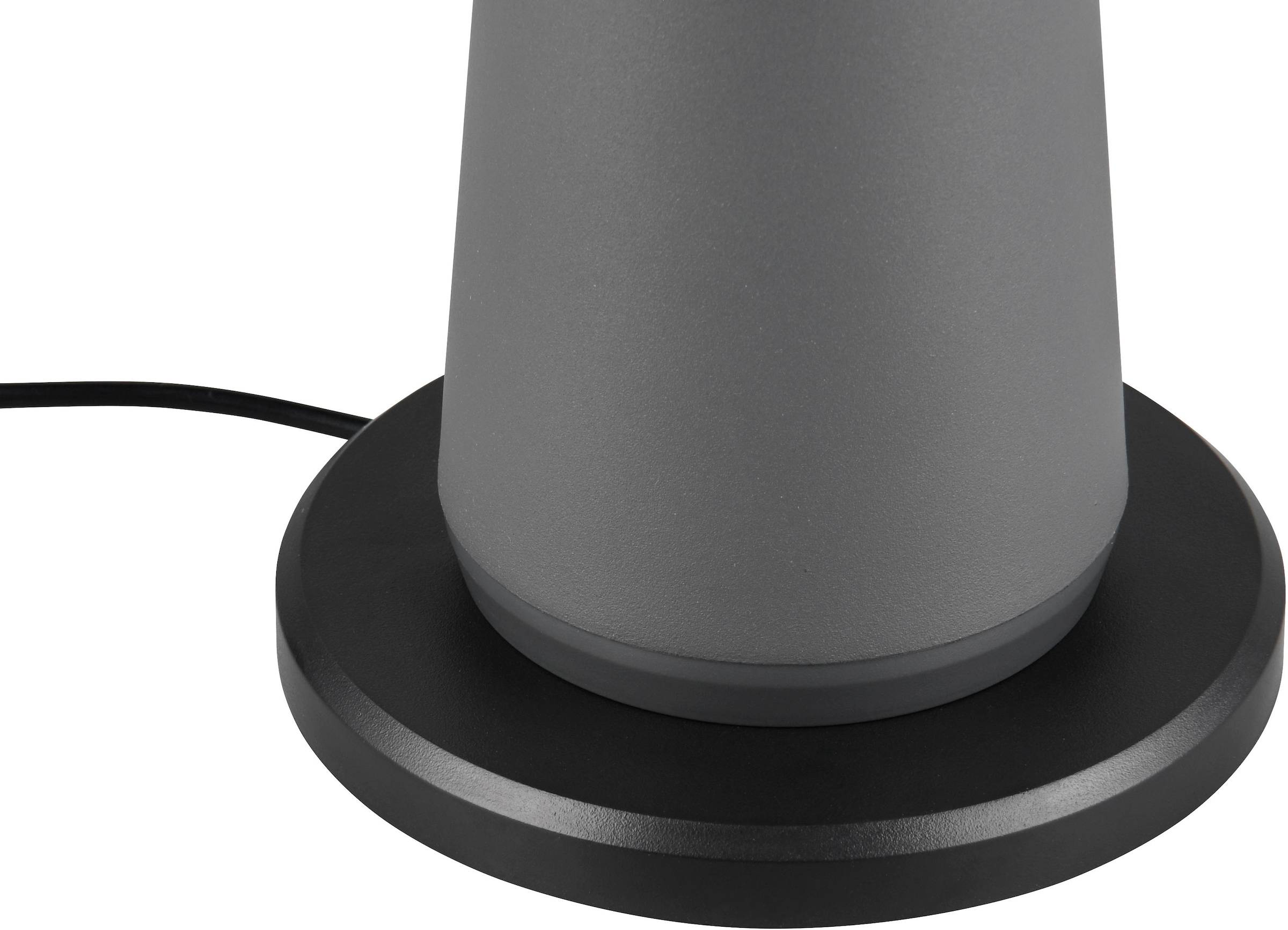 REALITY Leuchten LED Außen-Tischleuchte »FUNGO« LED-Board 1 Stk. warmweiß - kaltweiß Outdoor Akku Tischlampe inkl Ladestation USB-C, Lichtfarbe einstellbar