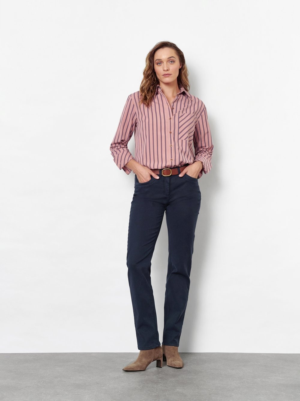 TONI Röhrenhose »Perfect Shape«  aus softem Twill