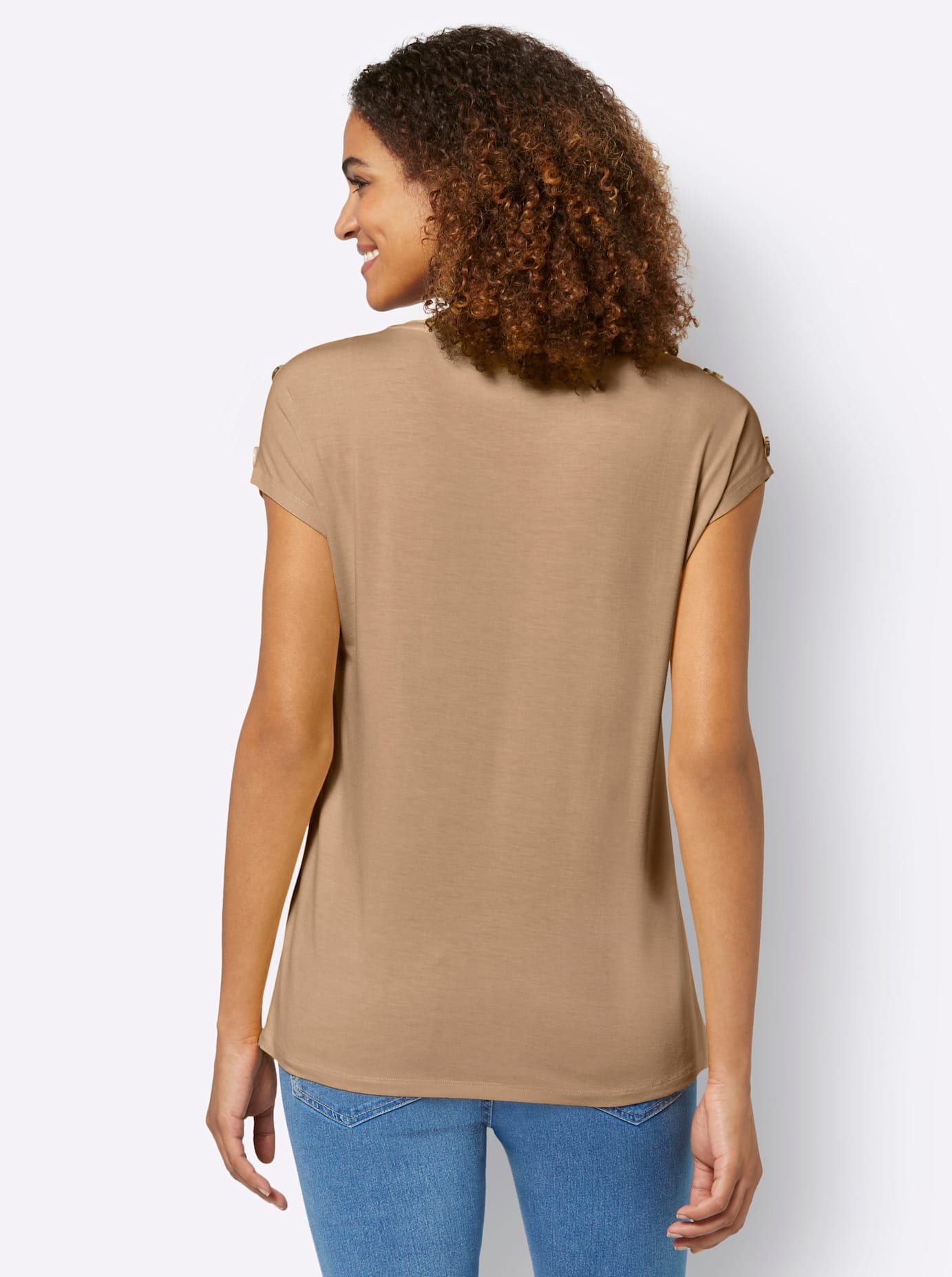 Casual Looks Kurzarmshirt »Shirt«, (1 tlg.)