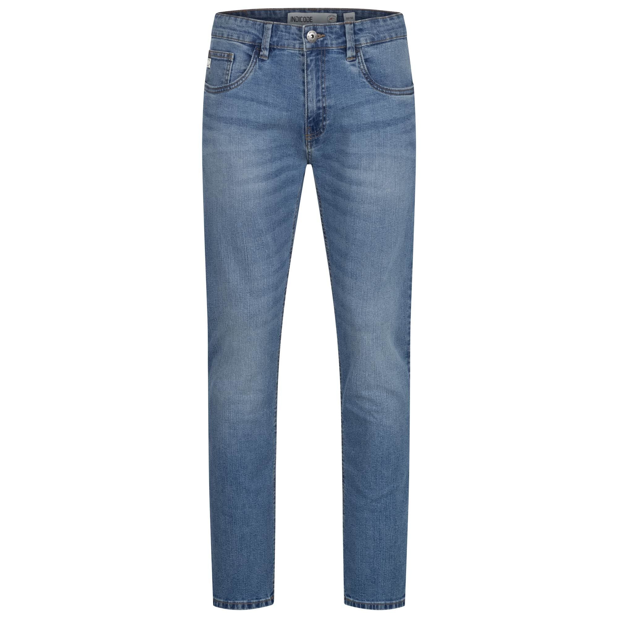 Indicode Regular-fit-Jeans »Indicode Ingianluca 60377GB Herren Jeans Hose B796«