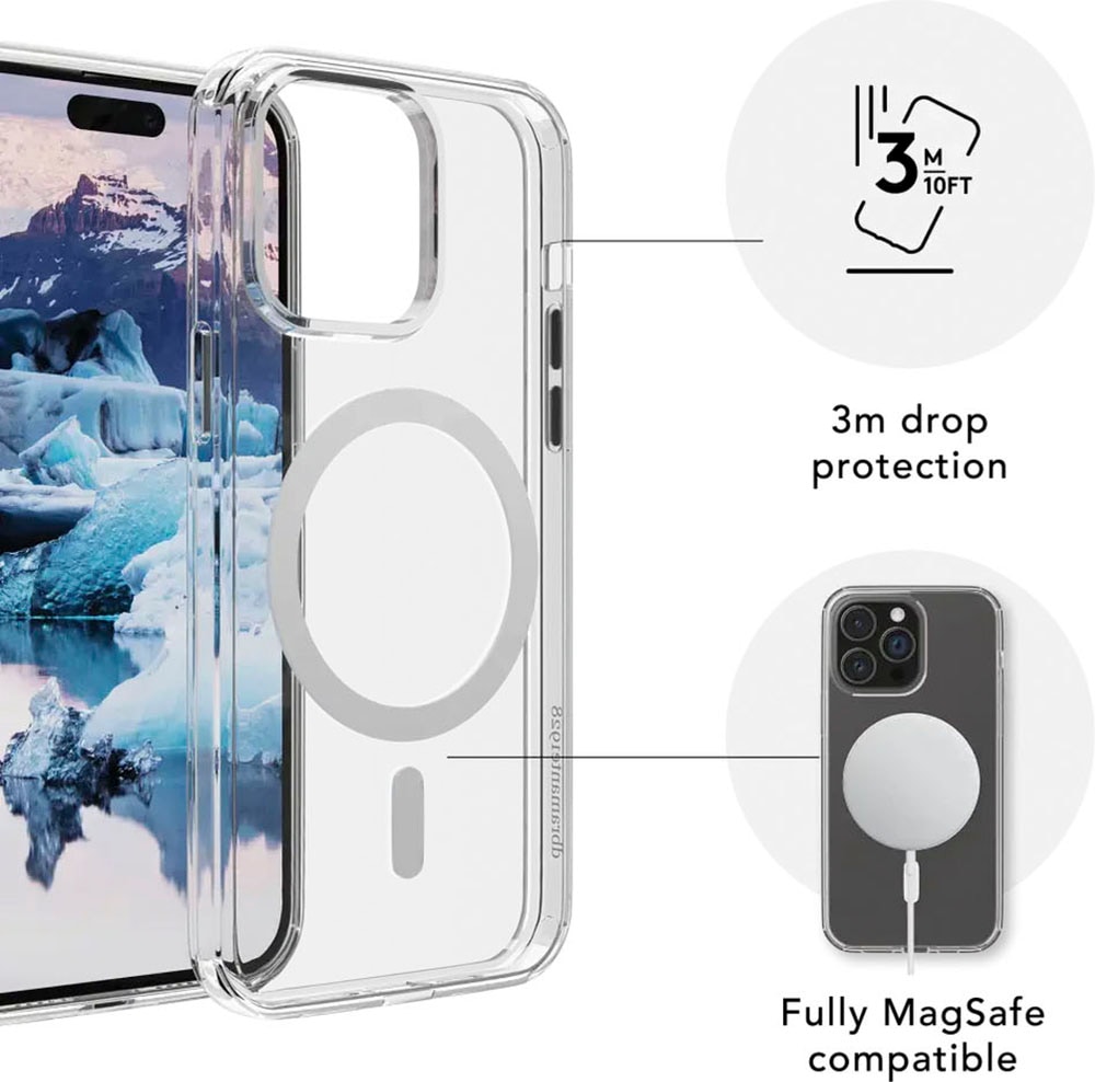 dbramante1928 Smartphone-Hülle »Iceland Pro MagSafe iPhone 15« Apple iPhone 15 15,5 cm (6,1 Zoll)
