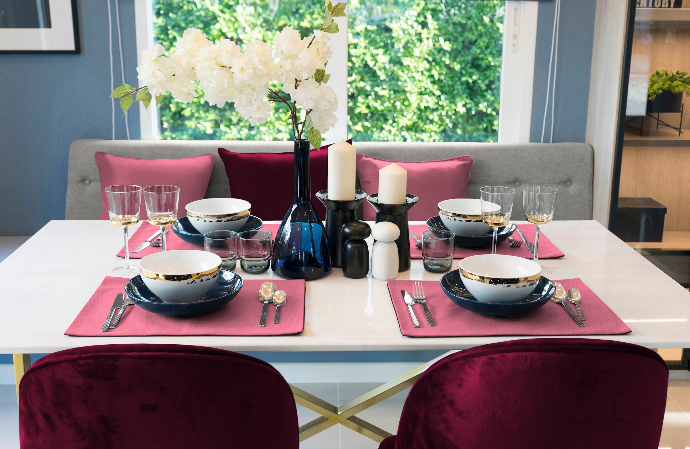Adam Platzset "Uni Collection" GOTS zertifiziert, Made in Germany