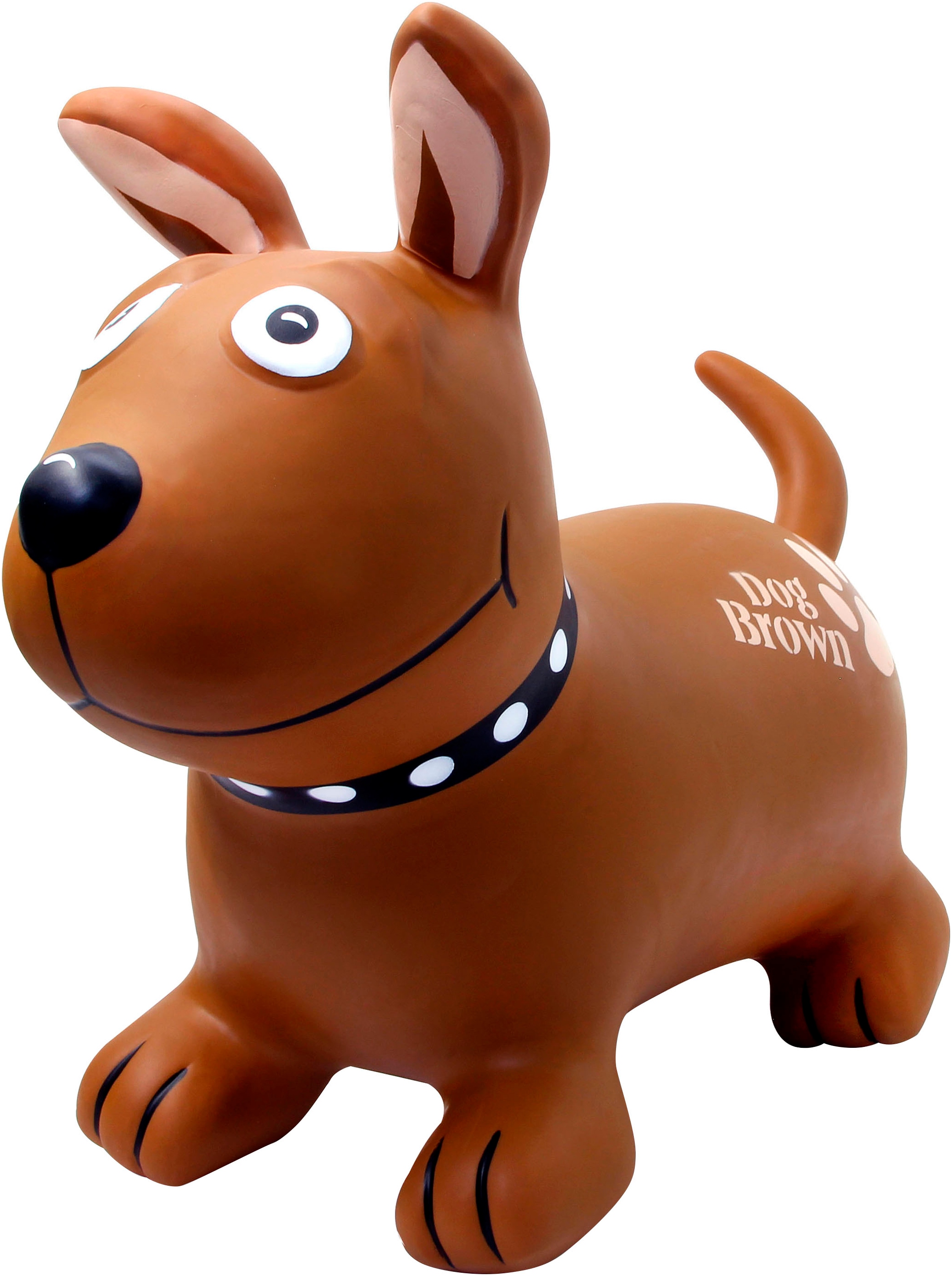 Jamara Hüpftier »Hund, braun«, inkl. Luftpumpe