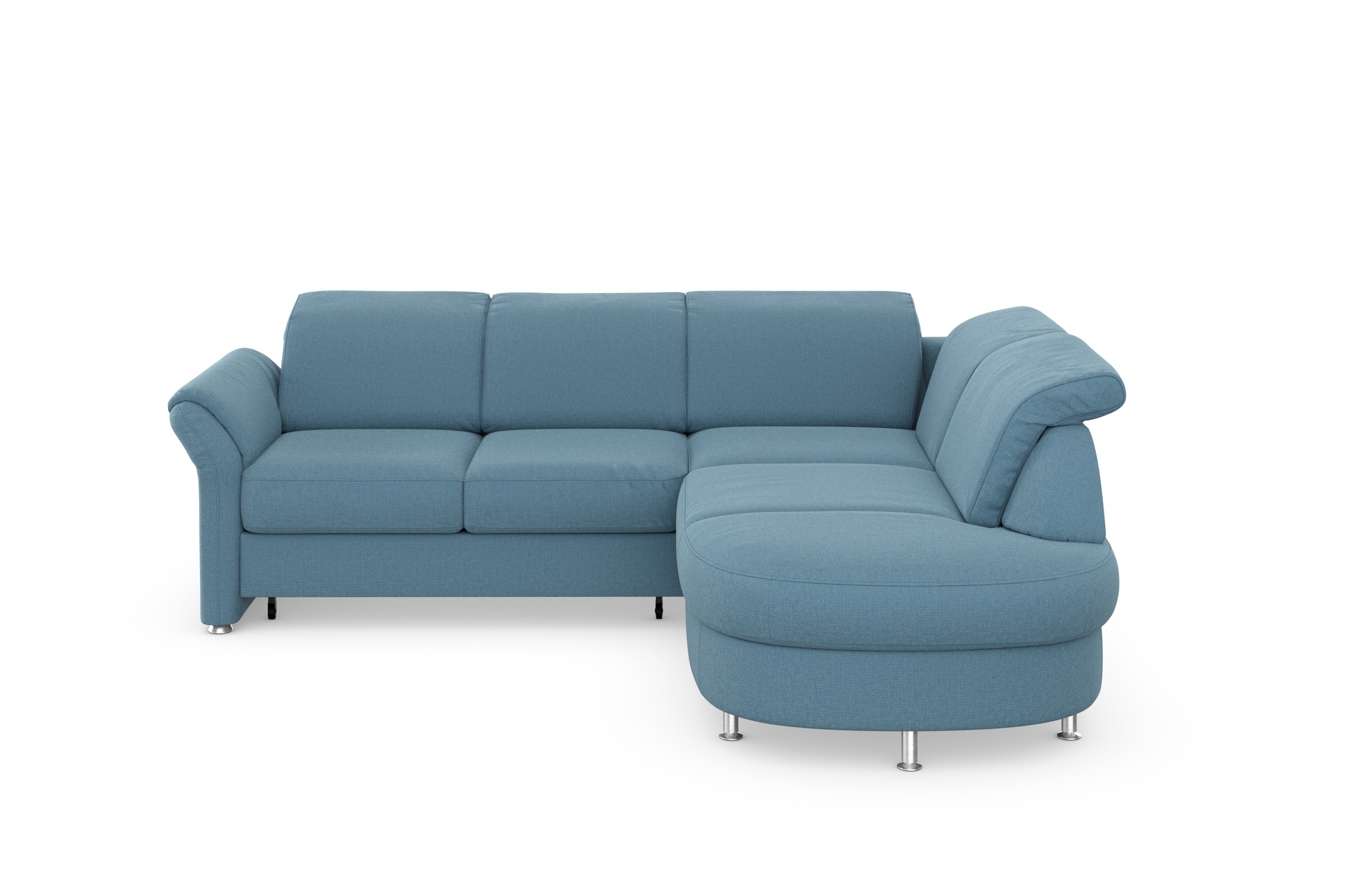 sit&more Ecksofa »Apulia L-Form«, wahlweise Bettfunktion, Bettkasten und Kopf- und Armteilverstellung