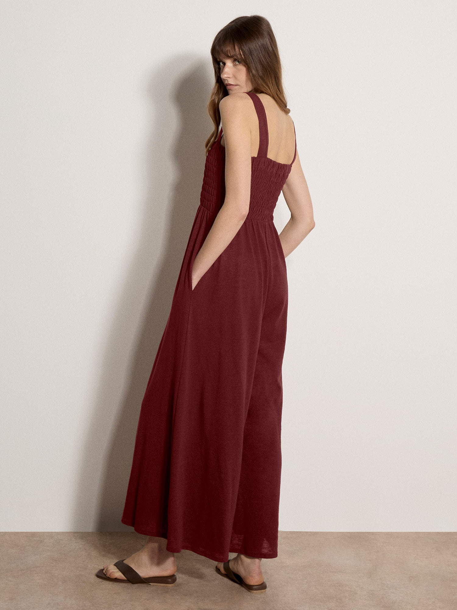 Apricot Jumpsuit »Jumpsuit aus Jersey« mit weitem Bein