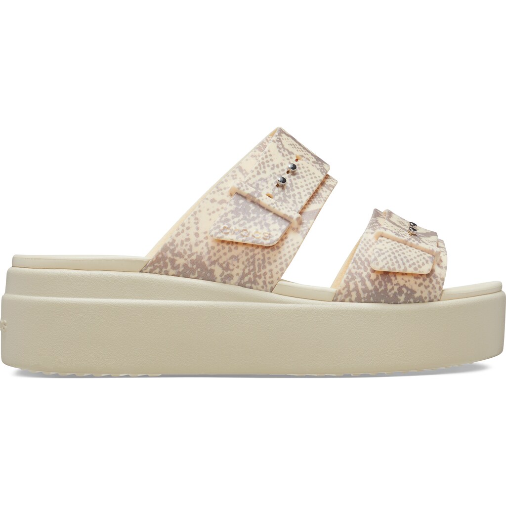 Crocs Keilsandalette »Brooklyn Snake Low Wedge«