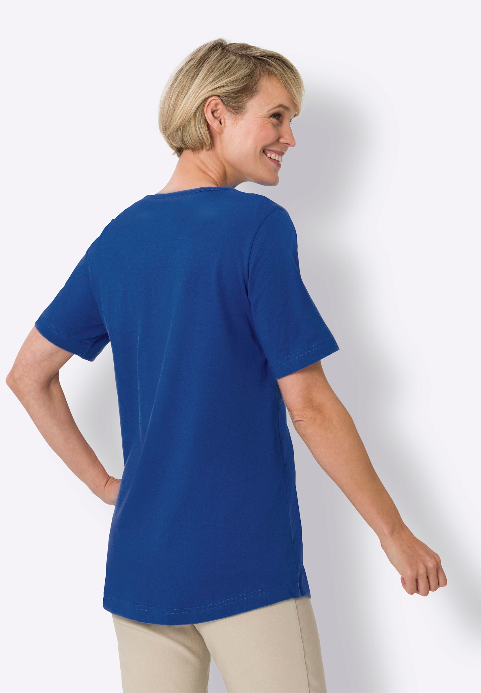Sieh an! Longshirt »Doppelpack Shirts Longshirt im Doppelpack 2 Stück«