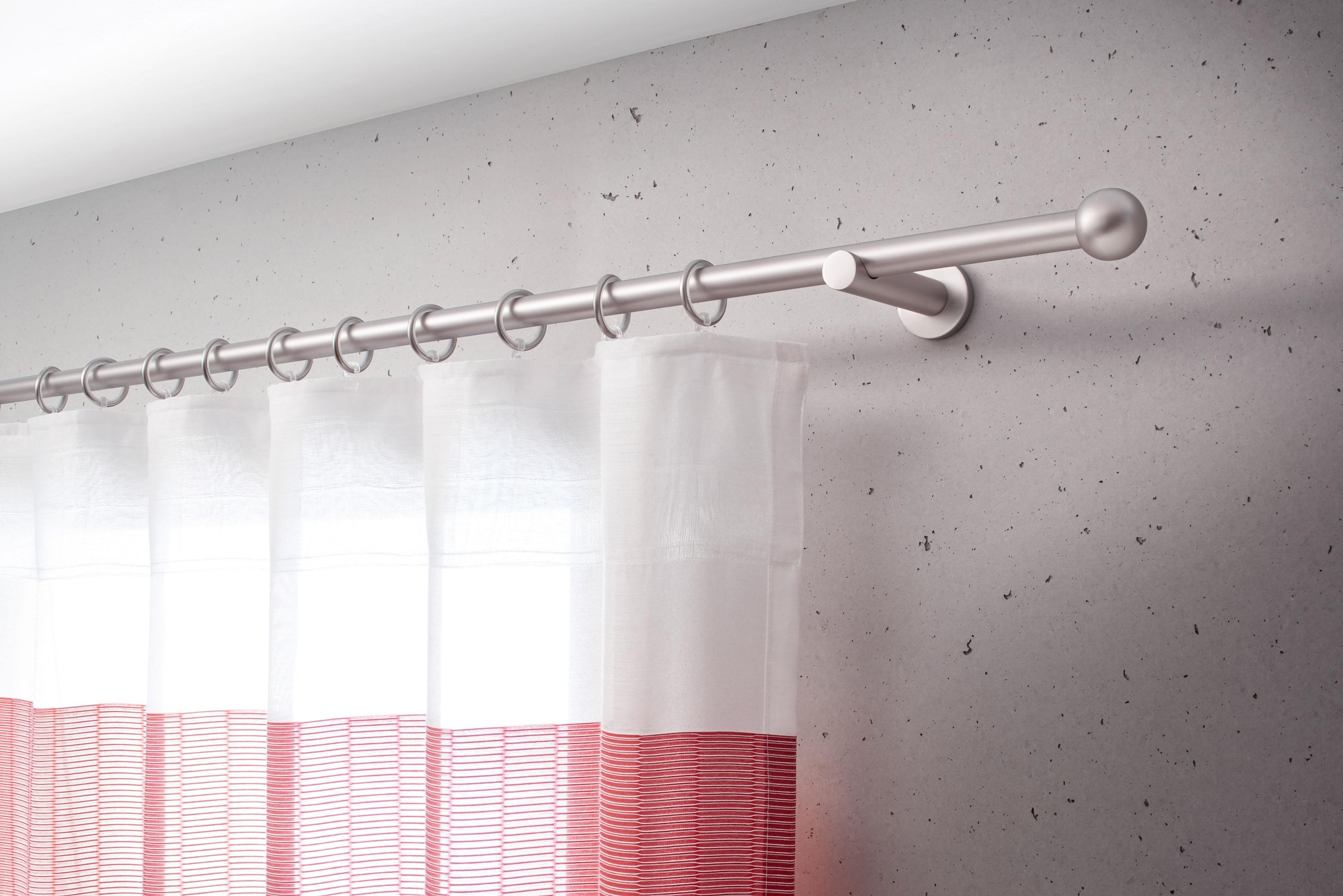 Good Life Gardinenstange »BOLA« Ø 16 mm 1 läufig-läufig Fixmaß mit Ringen