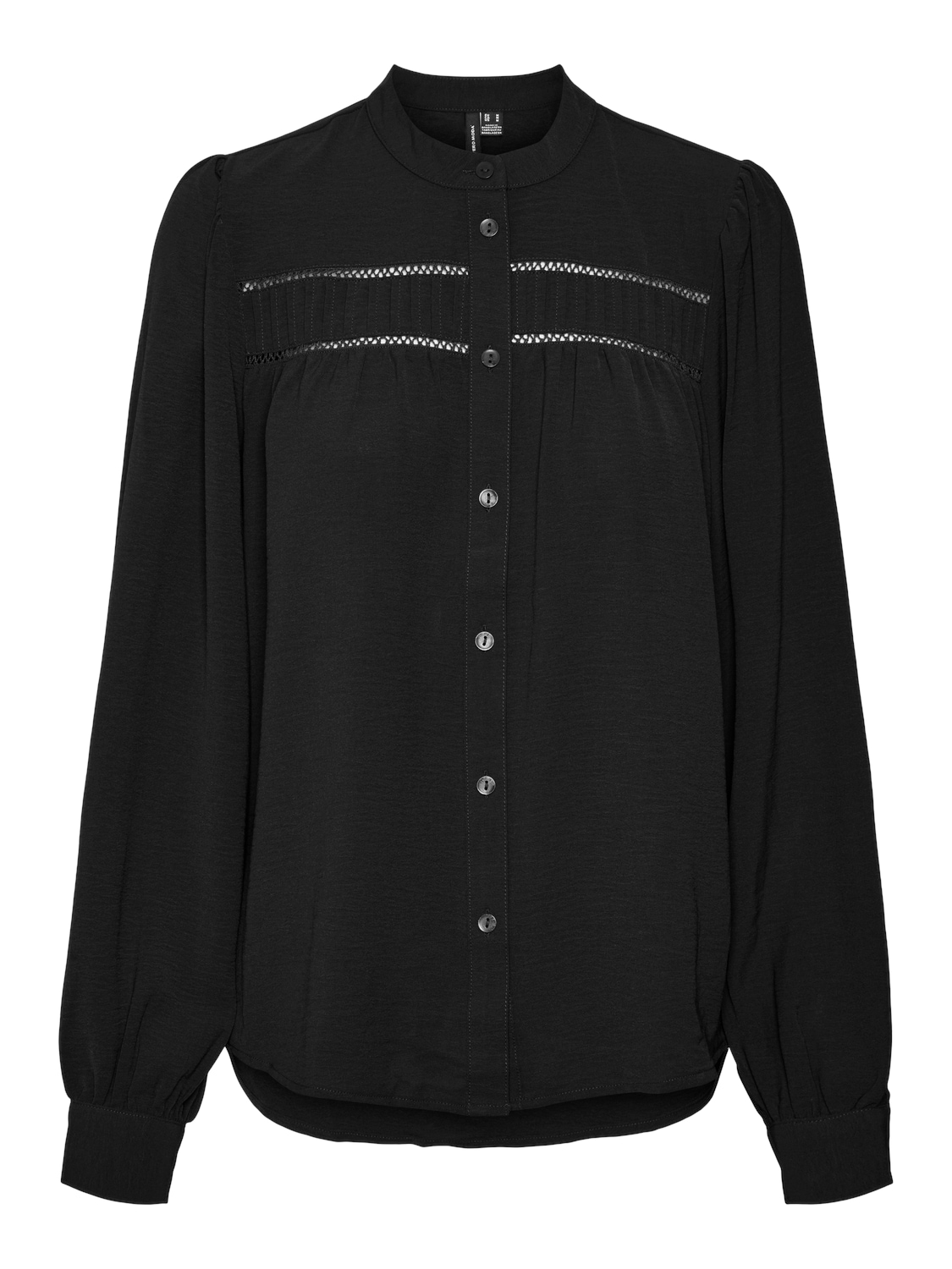 Vero Moda Langarmbluse »VMEMMA LS LACE SHIRT WVN GA NOOS«