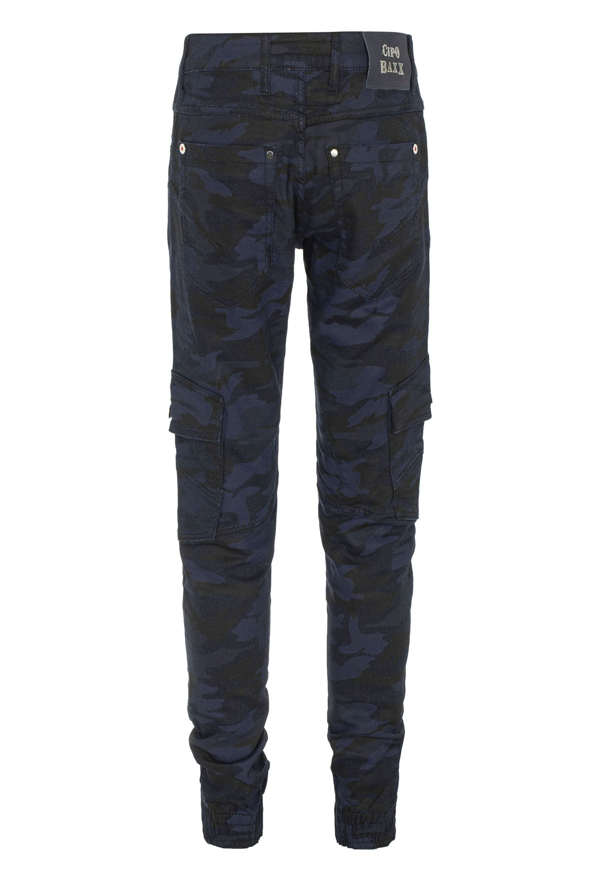 Cipo & Baxx 5-Pocket-Jeans »Cipo & Baxx Jeans« mit tollen Cargotaschen, CD690