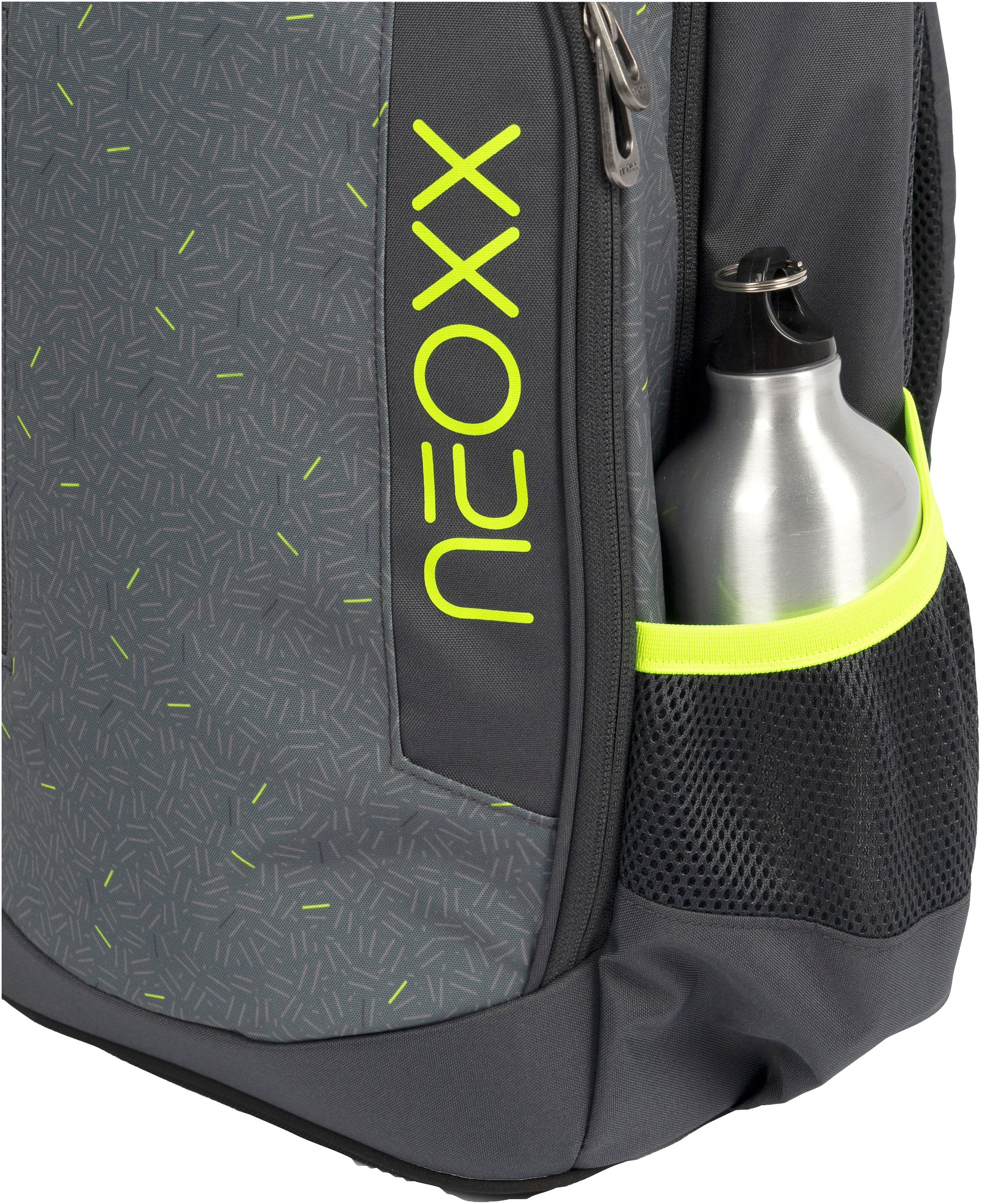 neoxx Schulrucksack »Flow, Boom«, teilweise aus recyceltem Material