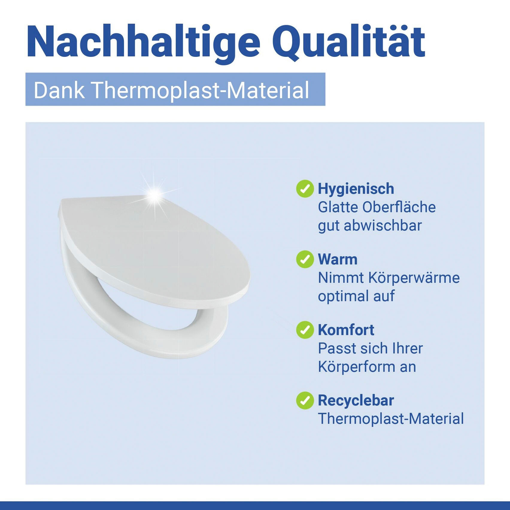WENKO WC-Sitz »Ostuni« 1 Stk. tlg. Thermoplast, belastbar mit 300 kg, mit Absenkautomatik
