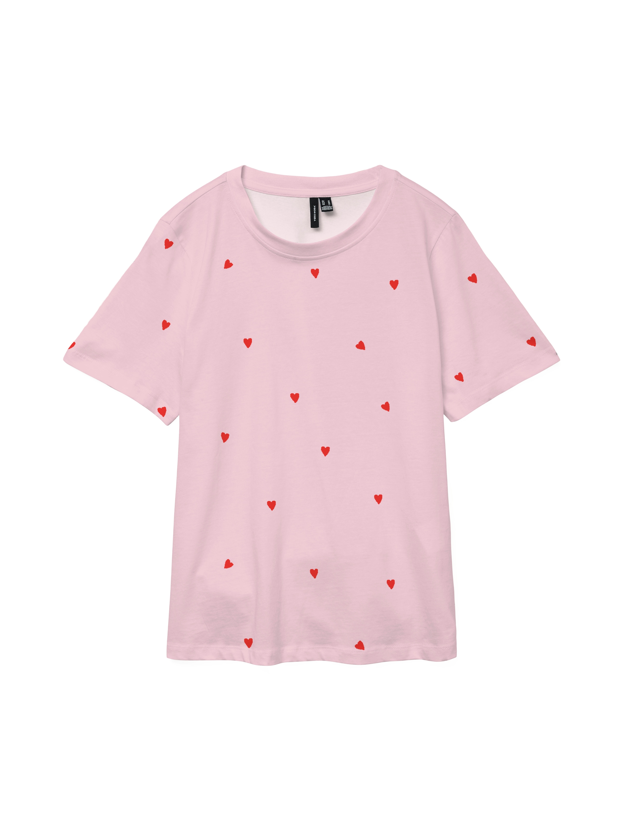 Vero Moda Kurzarmshirt »VMPAULINA AOP SS T-SHIRT GA JRS NOOS« Baumwolle, regular fit