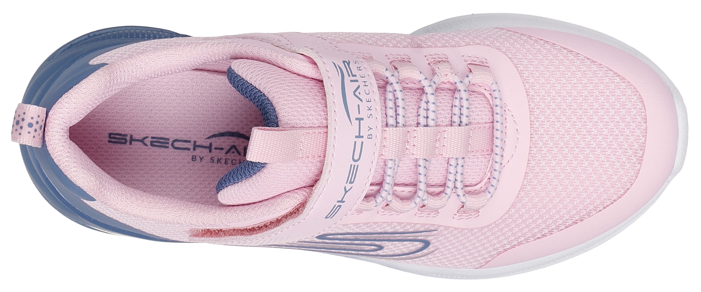 Skechers Sneaker »MICROSPEC MAX ADVANCE«, Slip-OnSneaker, Klettverschluss,S-Logo, Größenschablone zum Download
