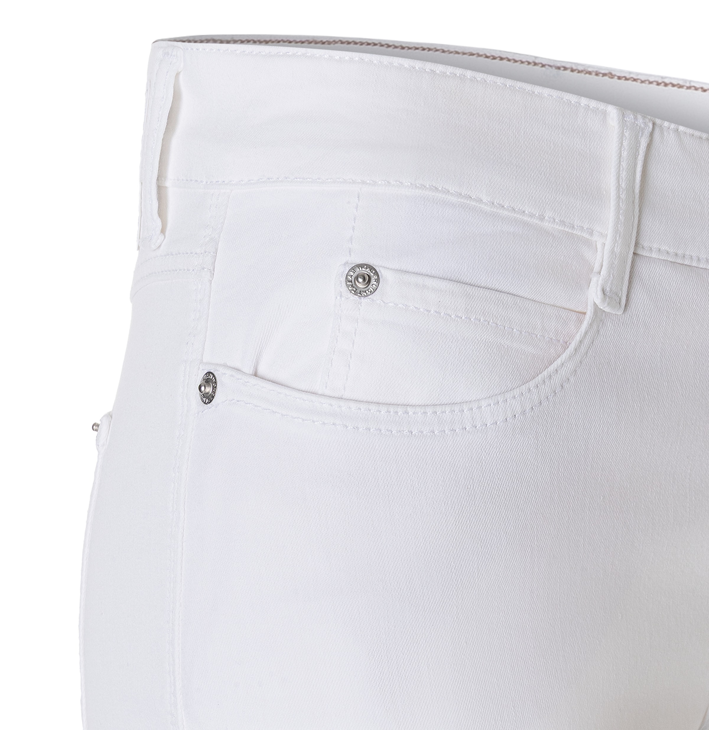 MAC Weite Jeans »DREAM WIDE« mit Fransen am Saum