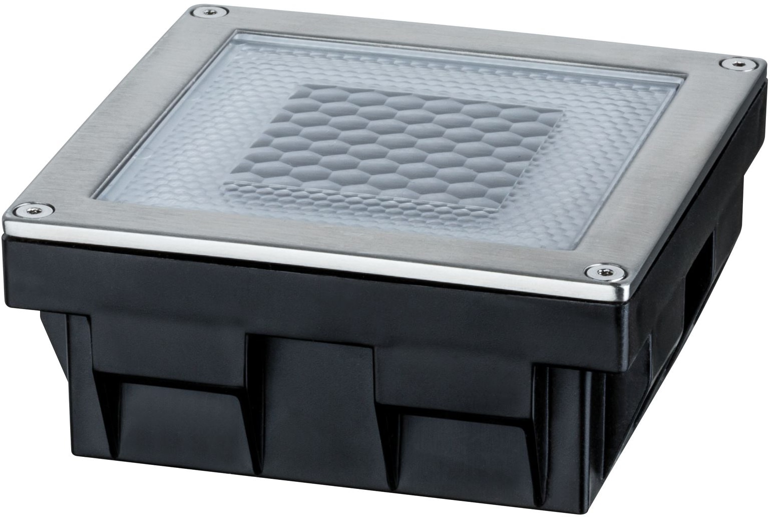 Paulmann LED Einbauleuchte »Cube«, 1 flammig, Leuchtmittel LED-Board | LED fest integriert, LED-Board, Bodeneinbauleuchten-Set, Solar, Edelstahl