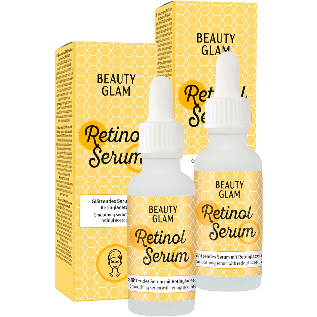 BEAUTY GLAM Gesichtspflege-Set »Retinol Serum«, (2 tlg.)