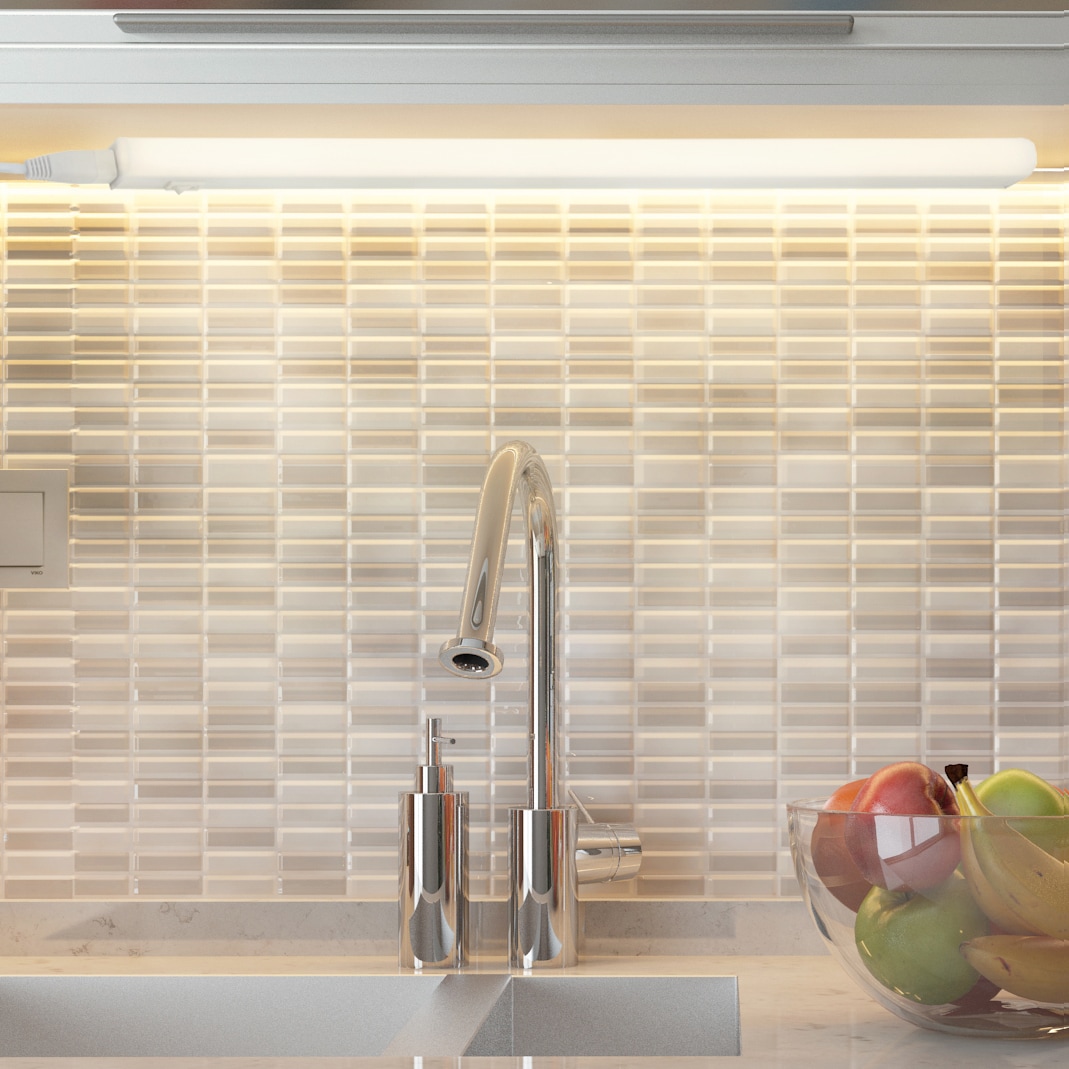 Briloner Leuchten LED Unterbauleuchte »2er Set LED Unterbauleuchte Küche, weiß« 2er Set LED Unterbauleuchte Küche 58,5 cm erweiterbar