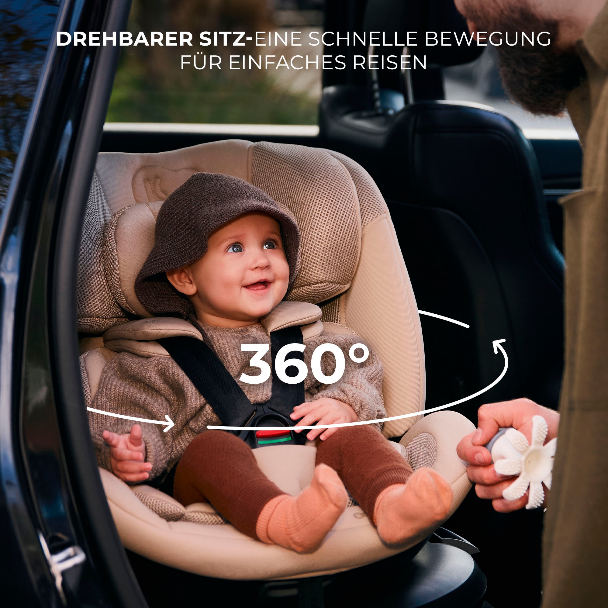 Kinderkraft Autokindersitz »XPEDITION 3 i-Size« Klasse 0 / I / II (bis 25 kg) 360° – drehbarer Kindersitz
