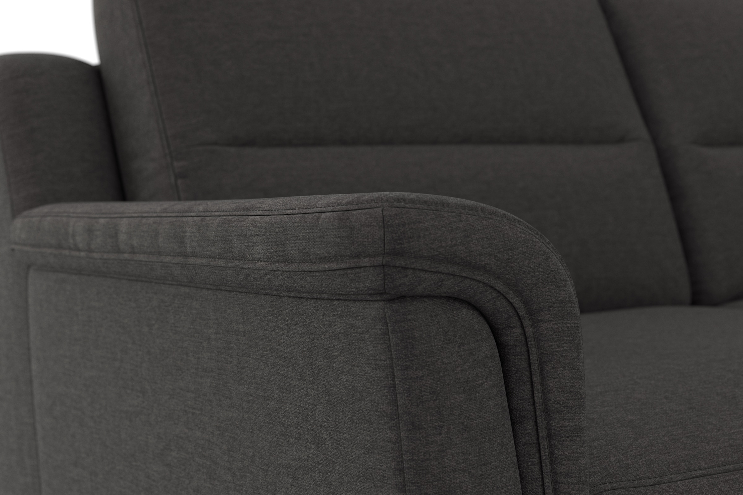 sit&more Ecksofa »Farö L-Form« inklusive Federkern, wahlweise mit Bettfunktion und Bettkasten