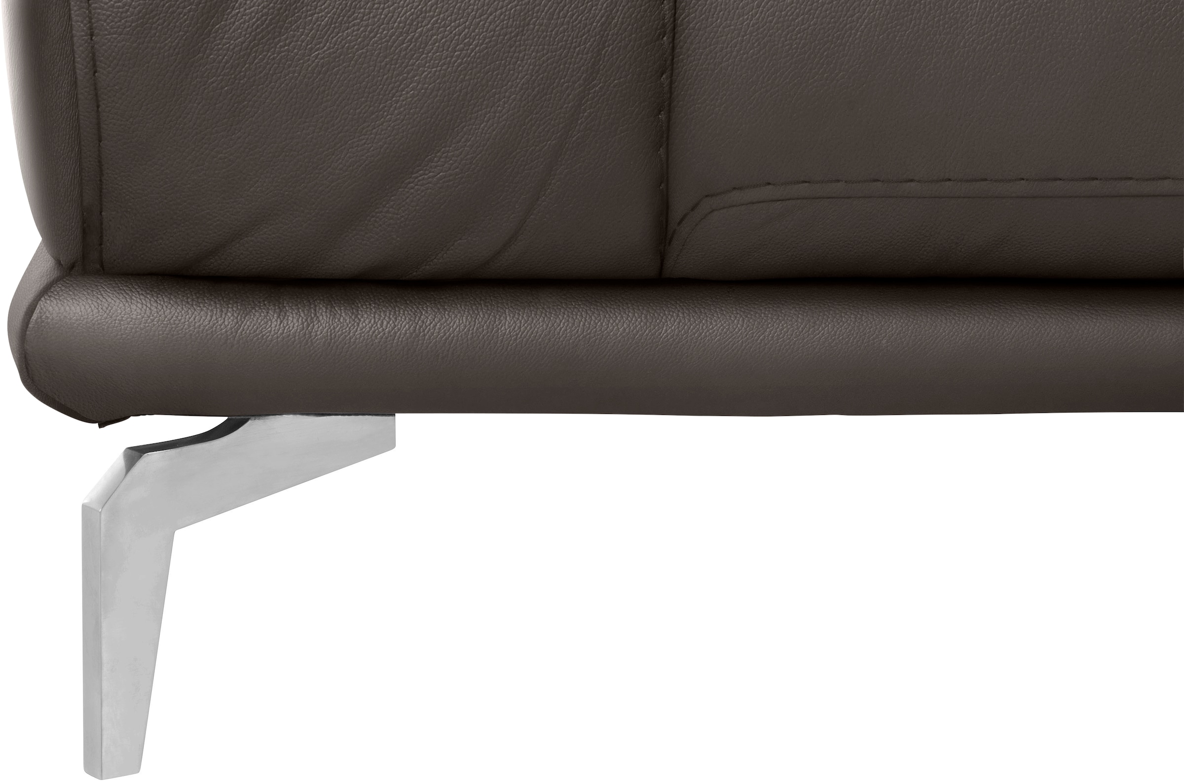 W.SCHILLIG 2,5-Sitzer »montanaa« mit Metallfüßen in Chrom glänzend, Breite 212 cm