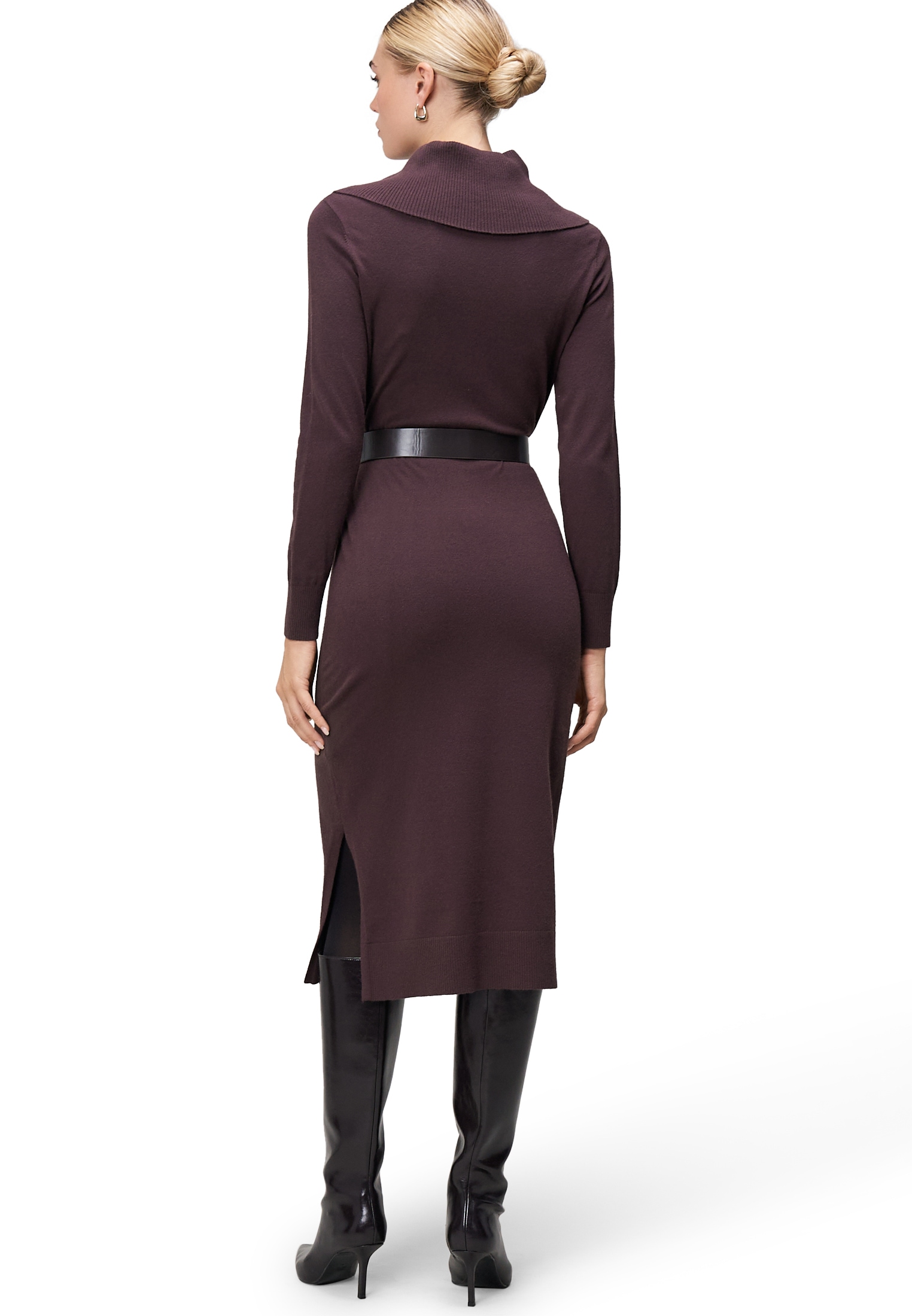 Zero Strickkleid »Strickkleid mit Gürtel«