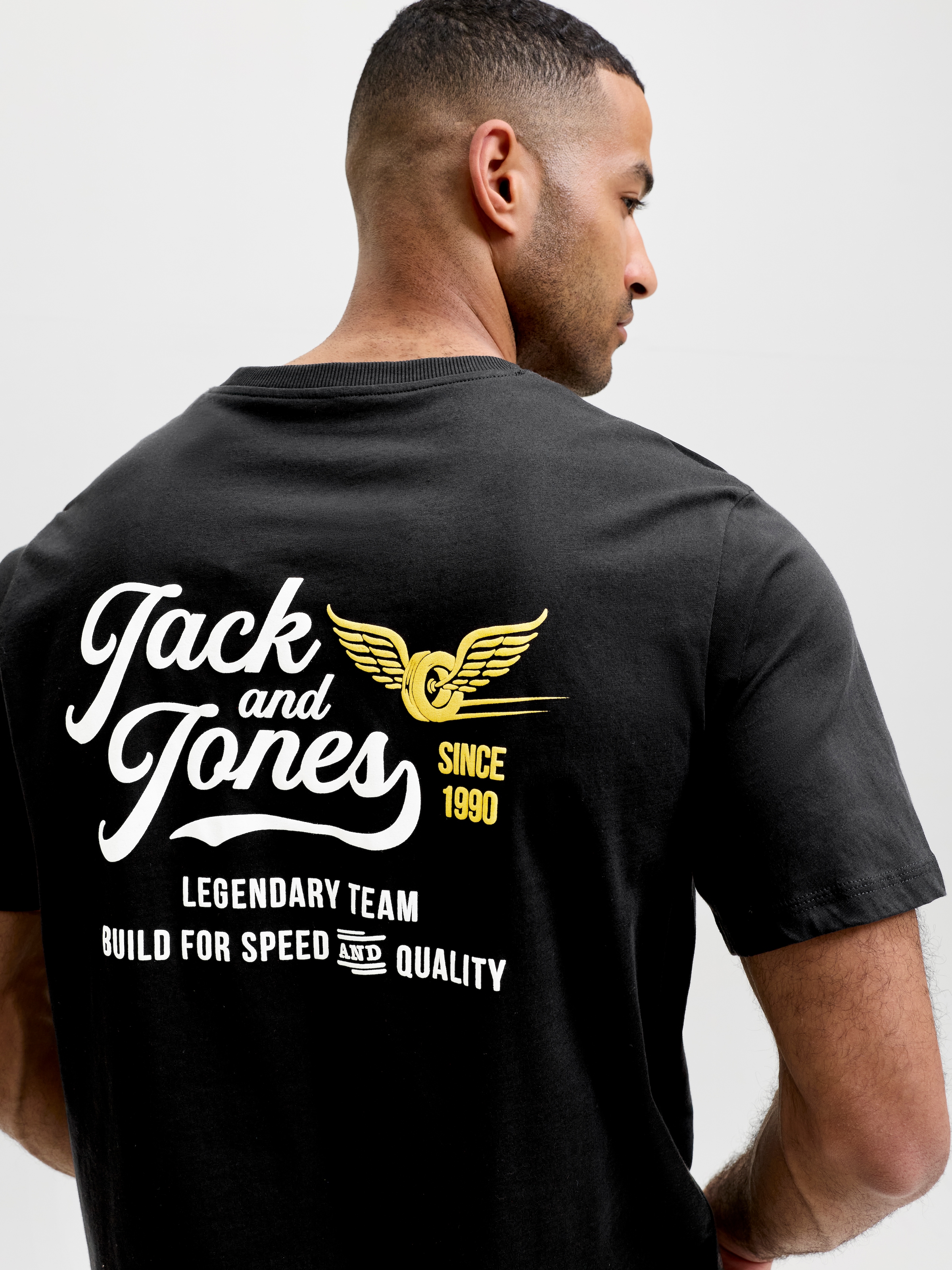 Jack & Jones T-Shirt »JJLEGEND TEE SS CREW NECK« Baumwolle, locker geschnitten