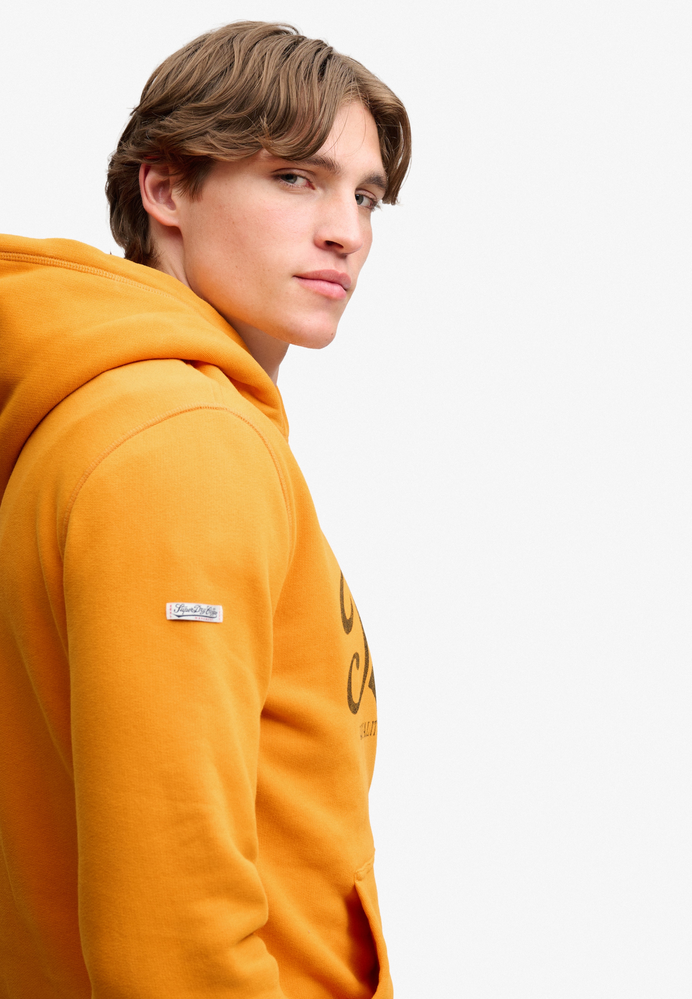 Superdry Kapuzensweatshirt »VINTAGE SCRIPT HOOD«, Baumwollmischung, relaxed fit
