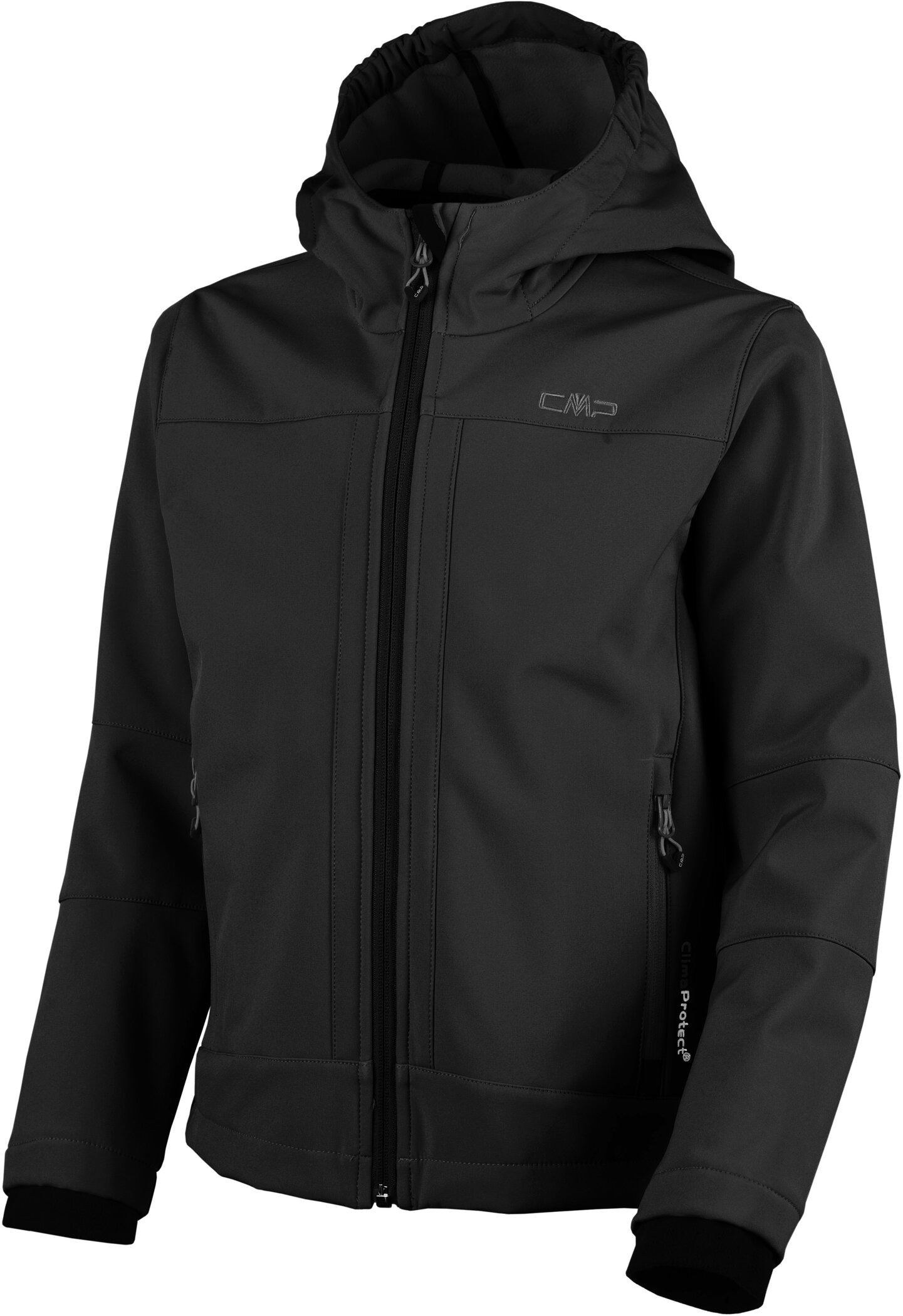 CMP Softshelljacke »KID SOFTSHELL JACKET FIX HOOD für Kinder«, (1 St.), mit Kapuze, Atmungsaktiv & Wärmeisolierend & Wasserabweisend & für Kinder